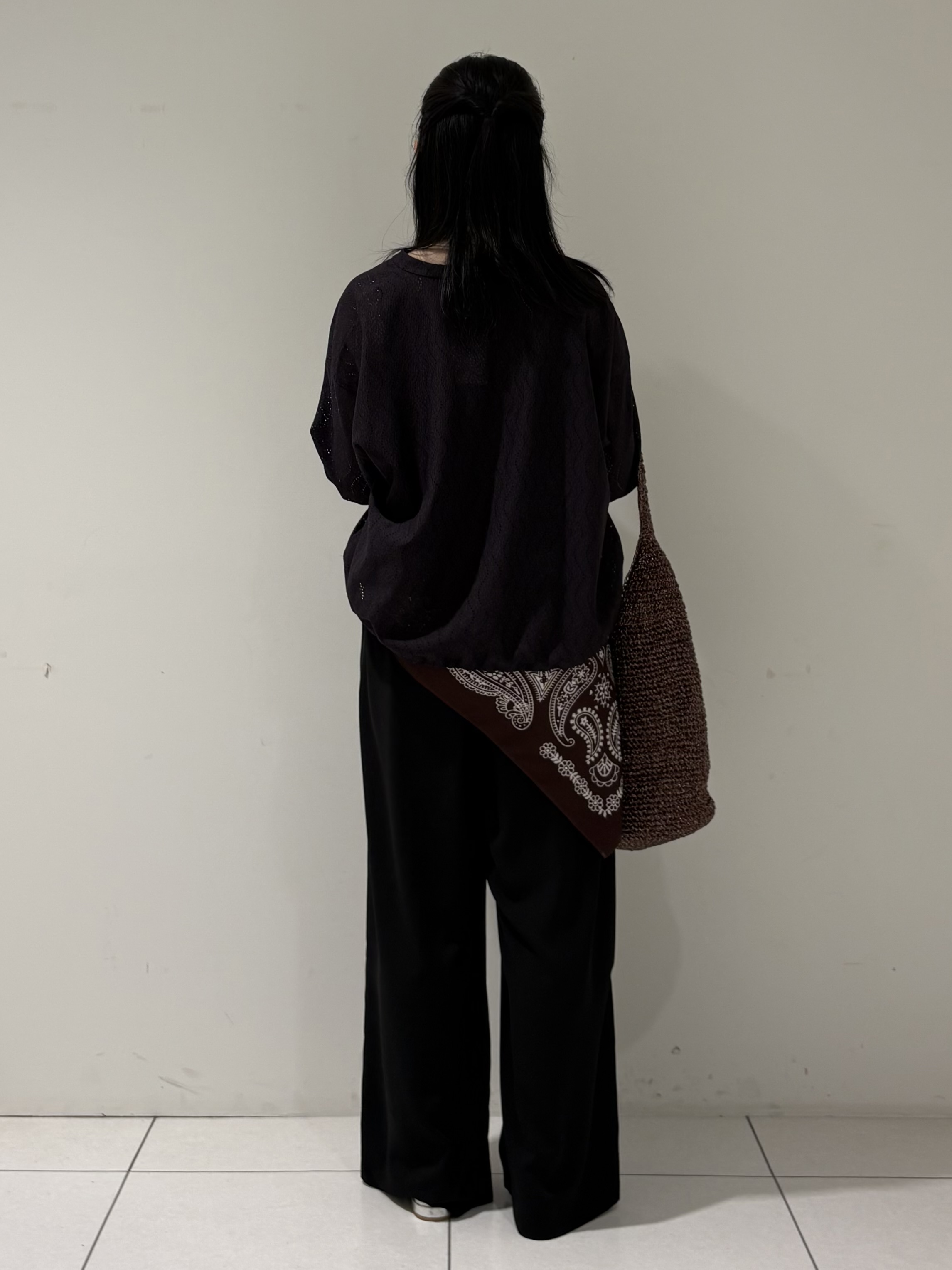 momokoさんの「INDIVI｜【さらっと素材／洗える】キカレースブラウス」を使ったコーディネート