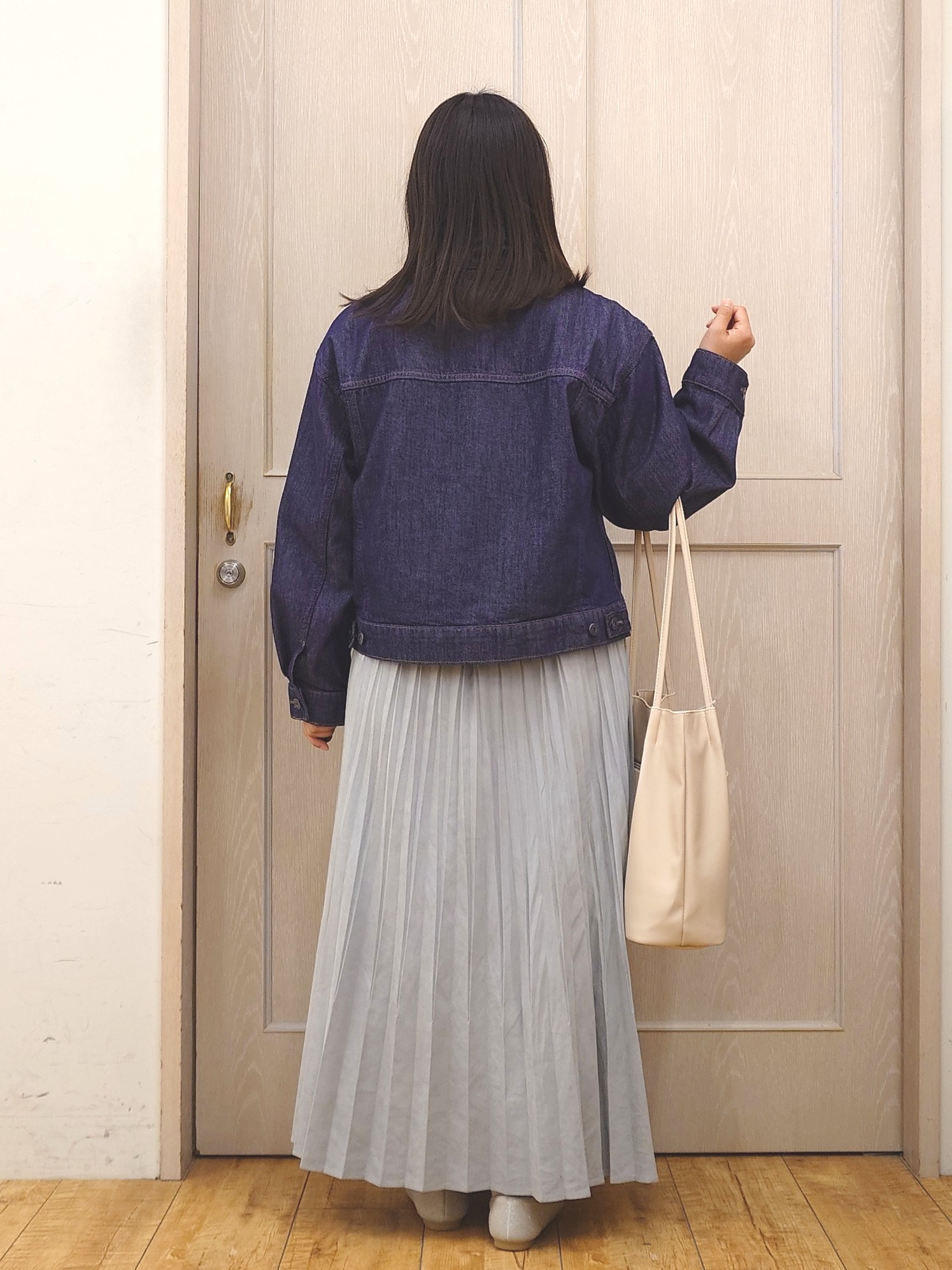 とろろさんの「SHOO･LA･RUE｜【SHOO・LA・RUE DENIM】羽織るだけでこなれる　オーバーサイズデニムジャケット」を使ったコーディネート