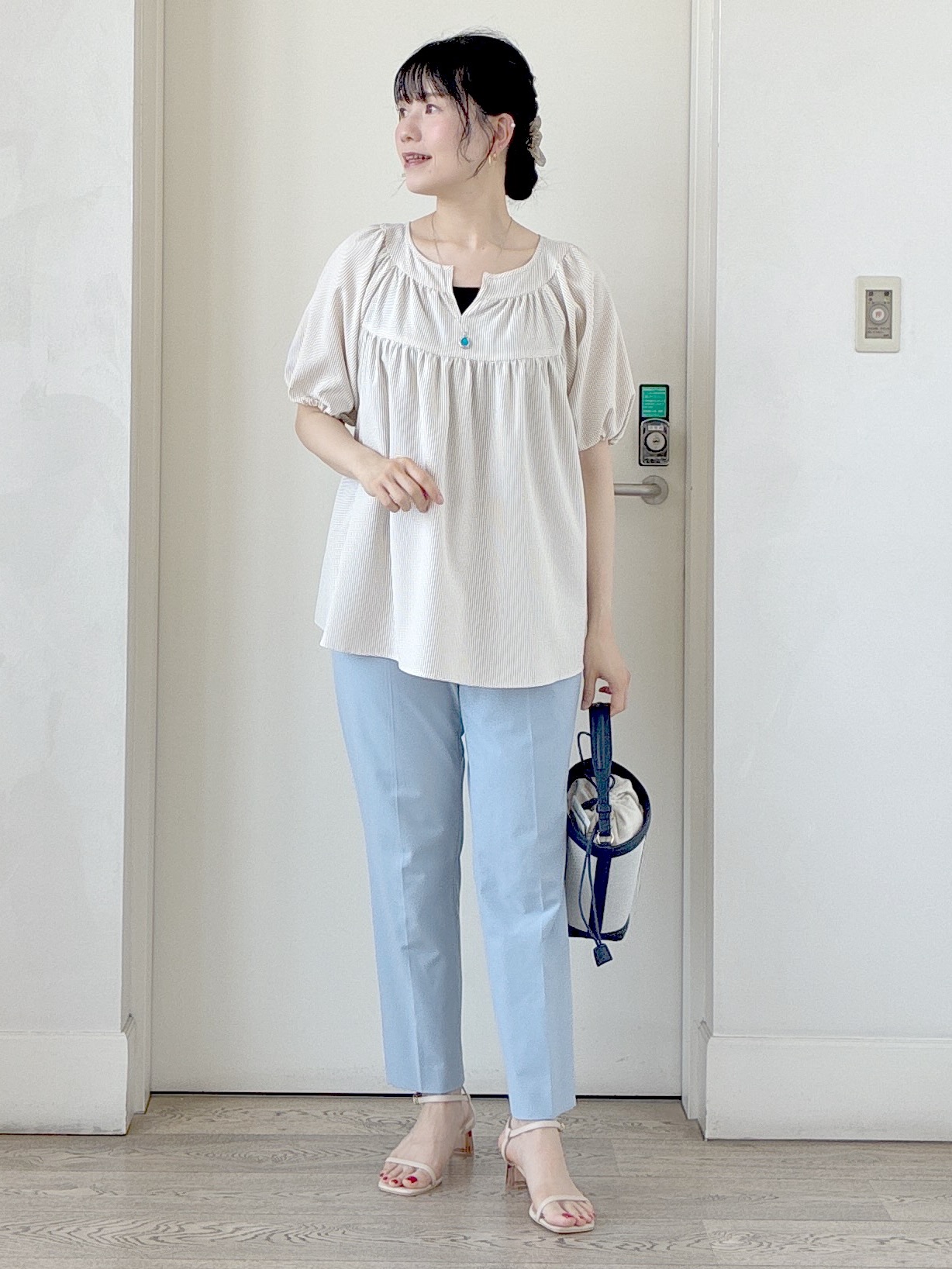  beni_gingerさんの「Reflect｜ギャザーデザインブラウス」を使ったコーディネート