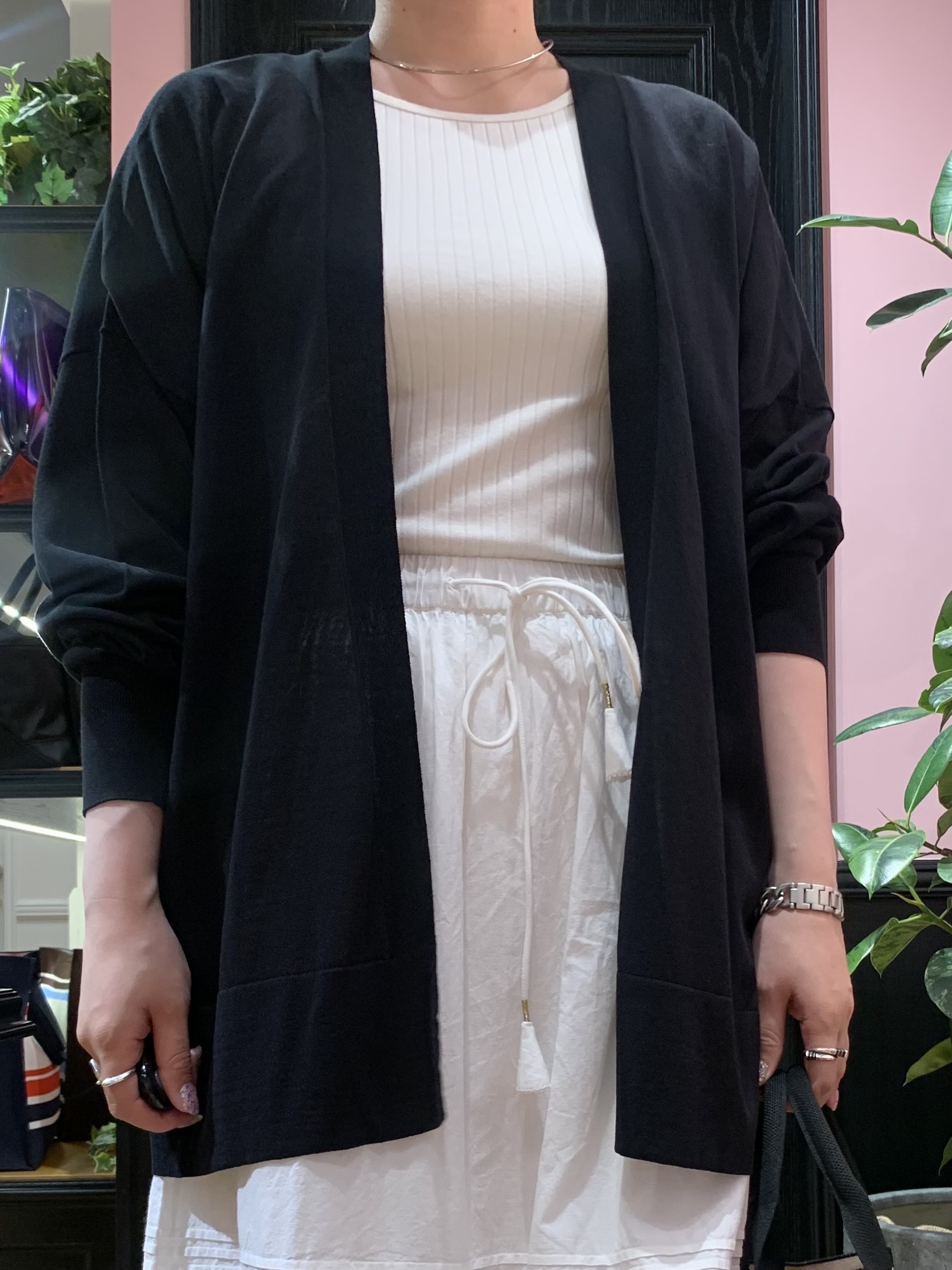 SAKAIさんの「DRESSTERIOR｜【接触冷感/UVカット】ウォッシャブル スピンコットン カーディガン」を使ったコーディネート