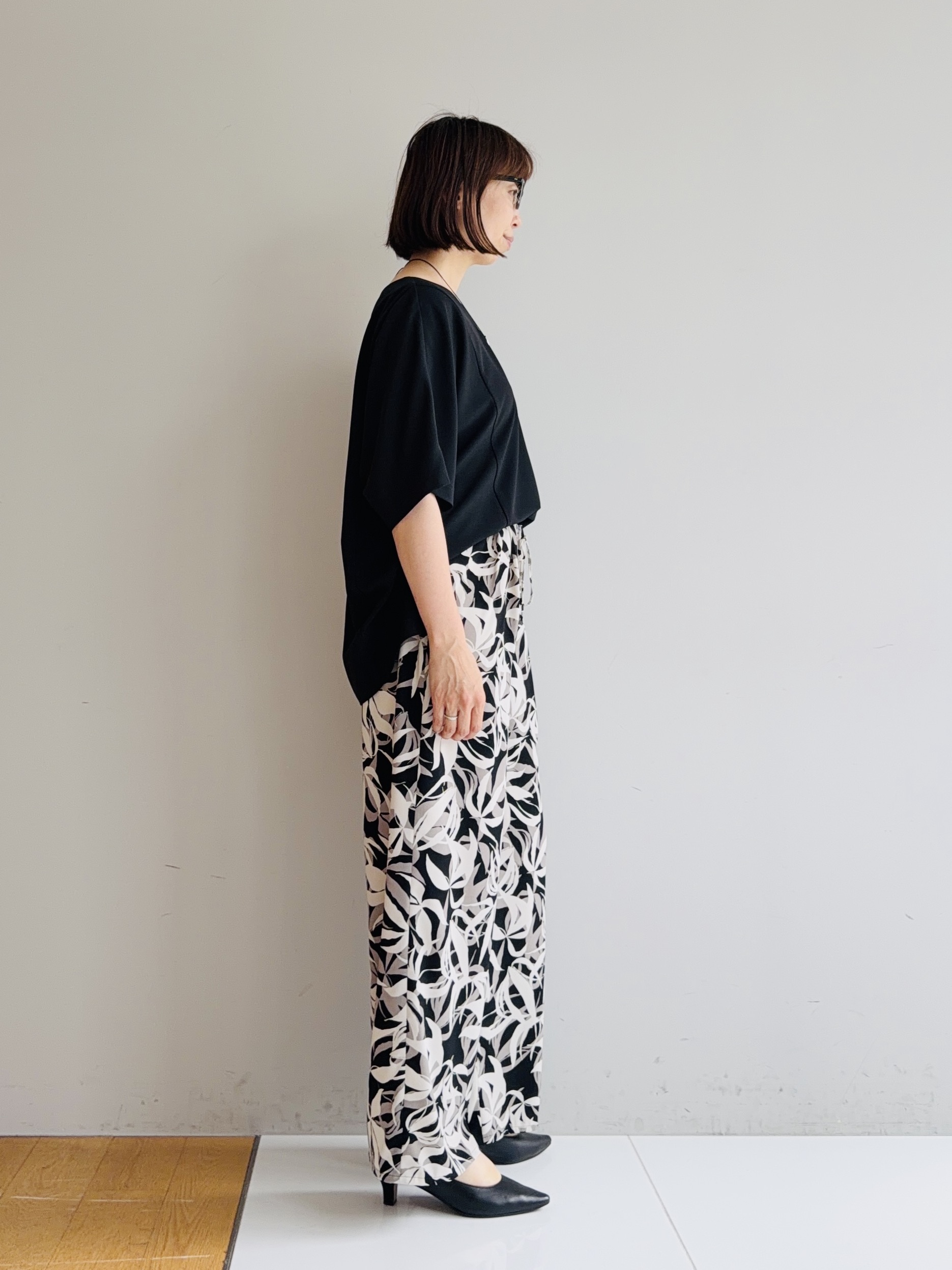murayamaさんの「INDIVI｜【着る日傘】ドルマントップス」を使ったコーディネート