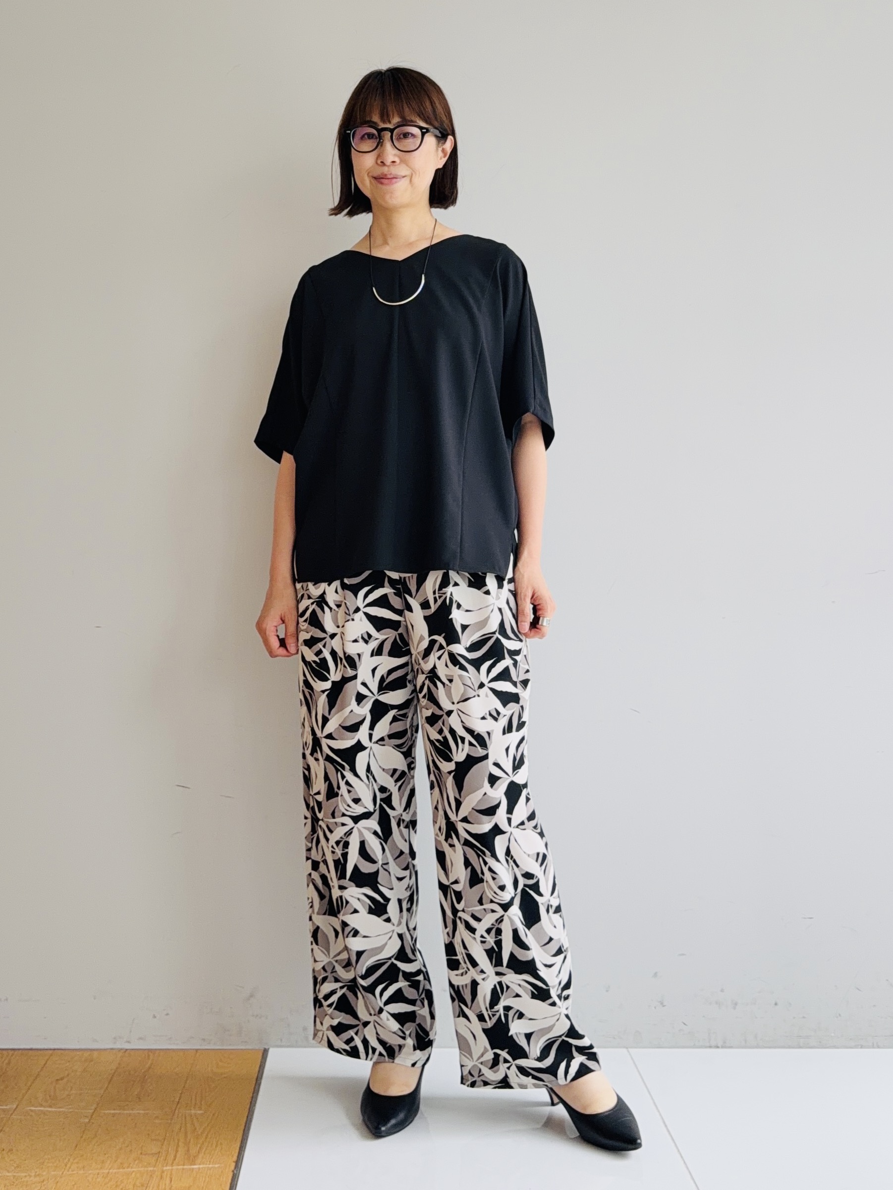 murayamaさんの「INDIVI｜【着る日傘】ドルマントップス」を使ったコーディネート