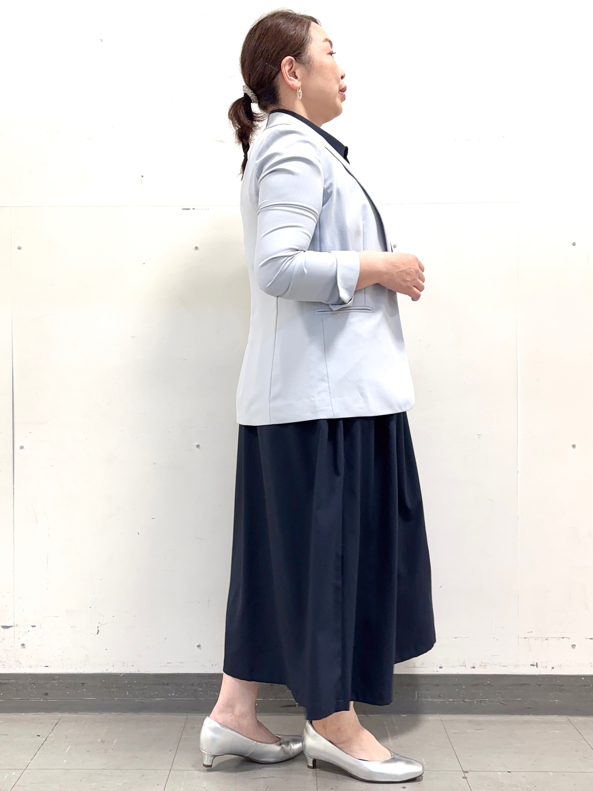 keiさんの「Reflect｜【UVカット／接触冷感／セットアップ可】テーラードジャケット」を使ったコーディネート