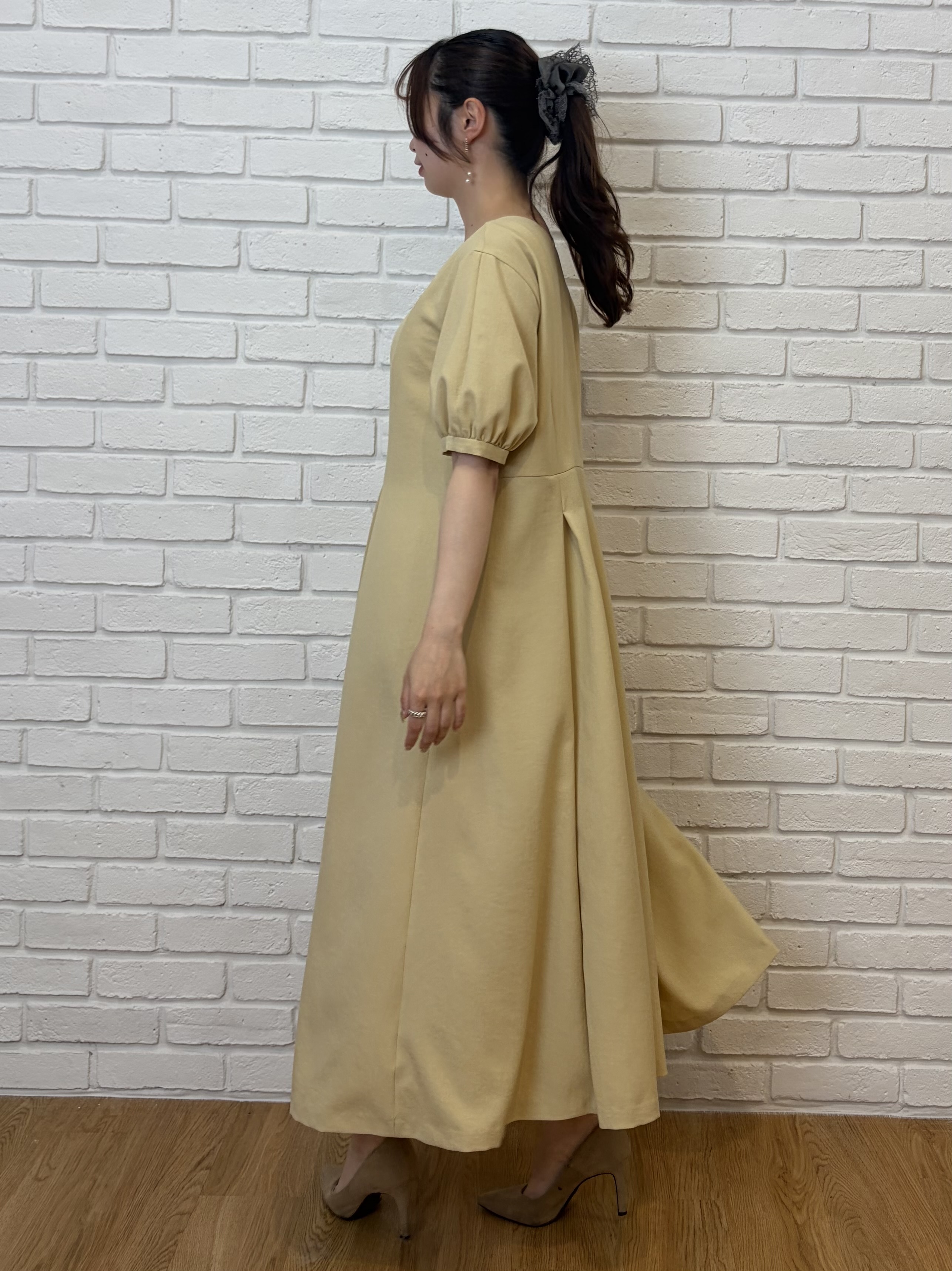 Saekoさんの「COUP DE CHANCE｜【手洗い可／日本製】サックワンピース」を使ったコーディネート
