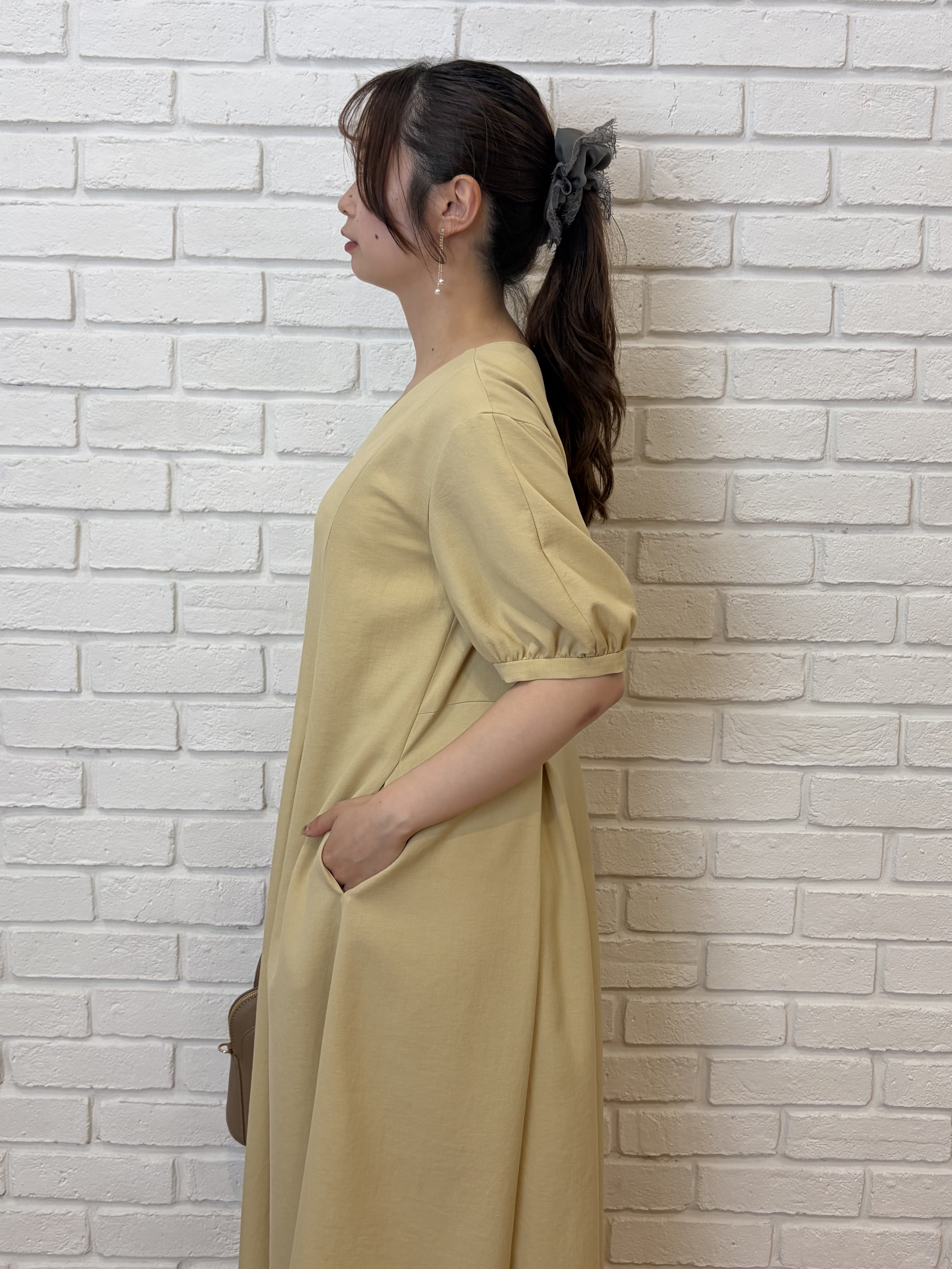 Saekoさんの「COUP DE CHANCE｜【手洗い可／日本製】サックワンピース」を使ったコーディネート