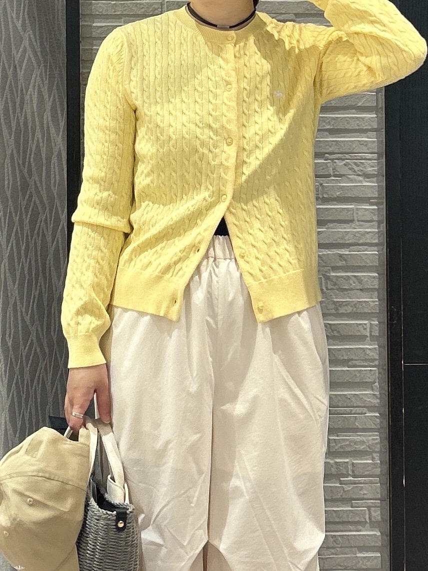 ga_riさんの「THE SHOP TK｜【POLO BCS 別注】ケーブルカーディガン」を使ったコーディネート