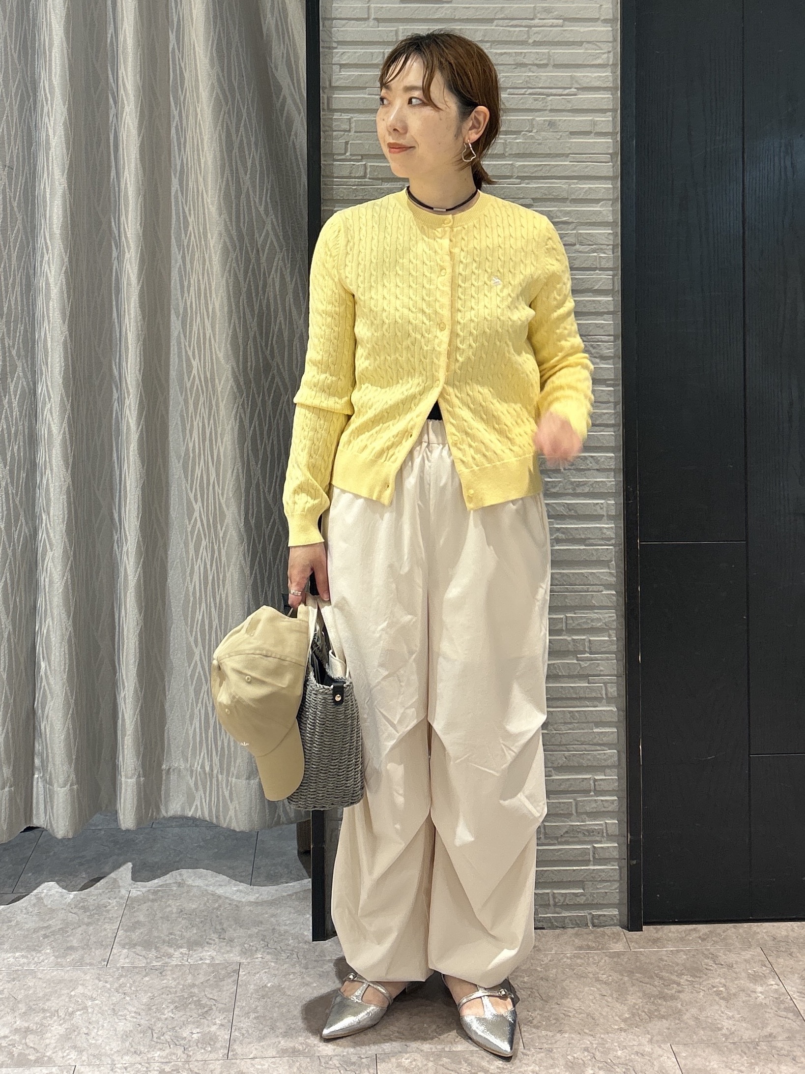 ga_riさんの「THE SHOP TK｜【POLO BCS 別注】ケーブルカーディガン」を使ったコーディネート