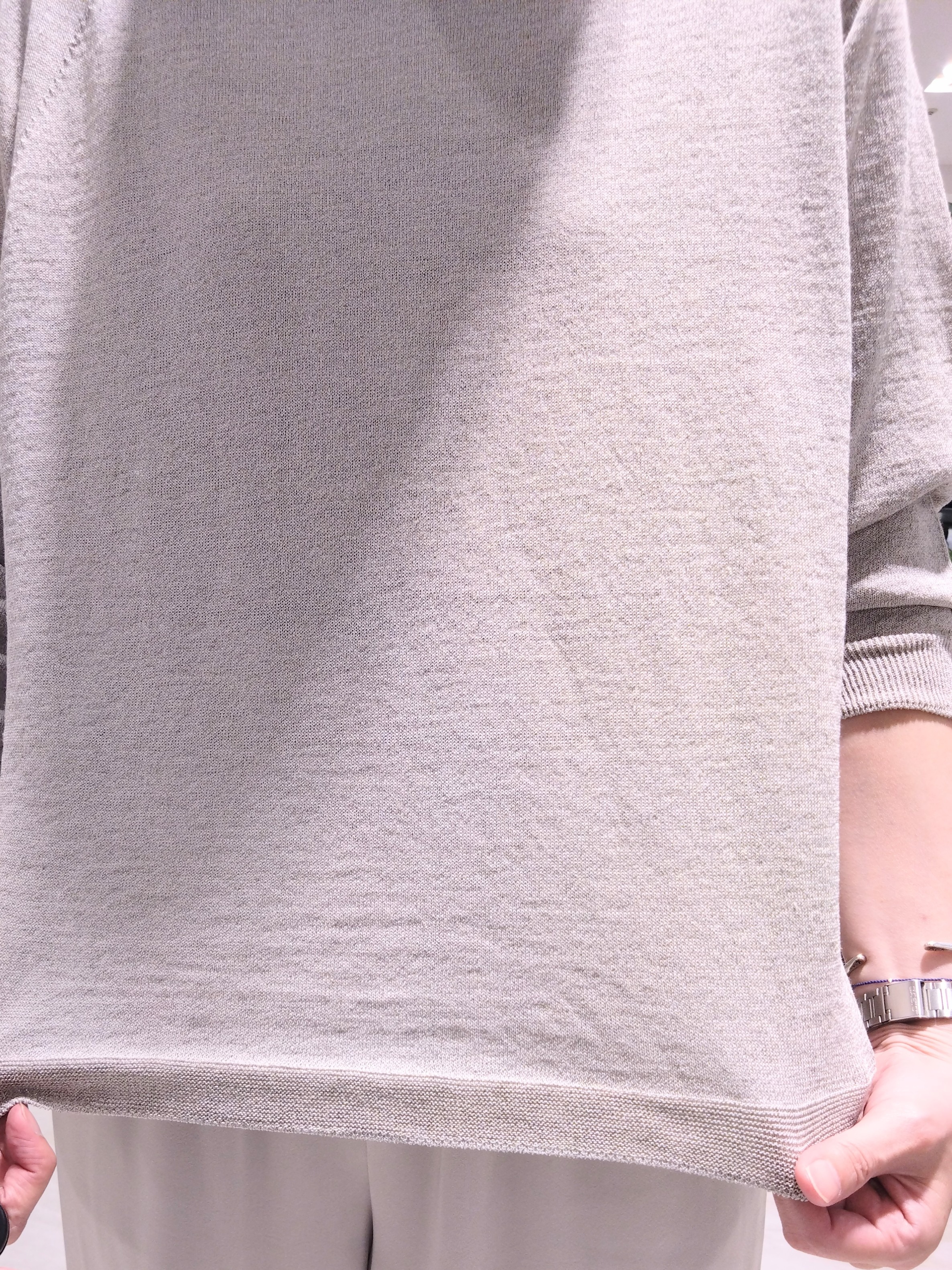 まちこさんの「UNTITLED｜【ゆったり/リラクシー】リネンボートネックプルオーバー」を使ったコーディネート