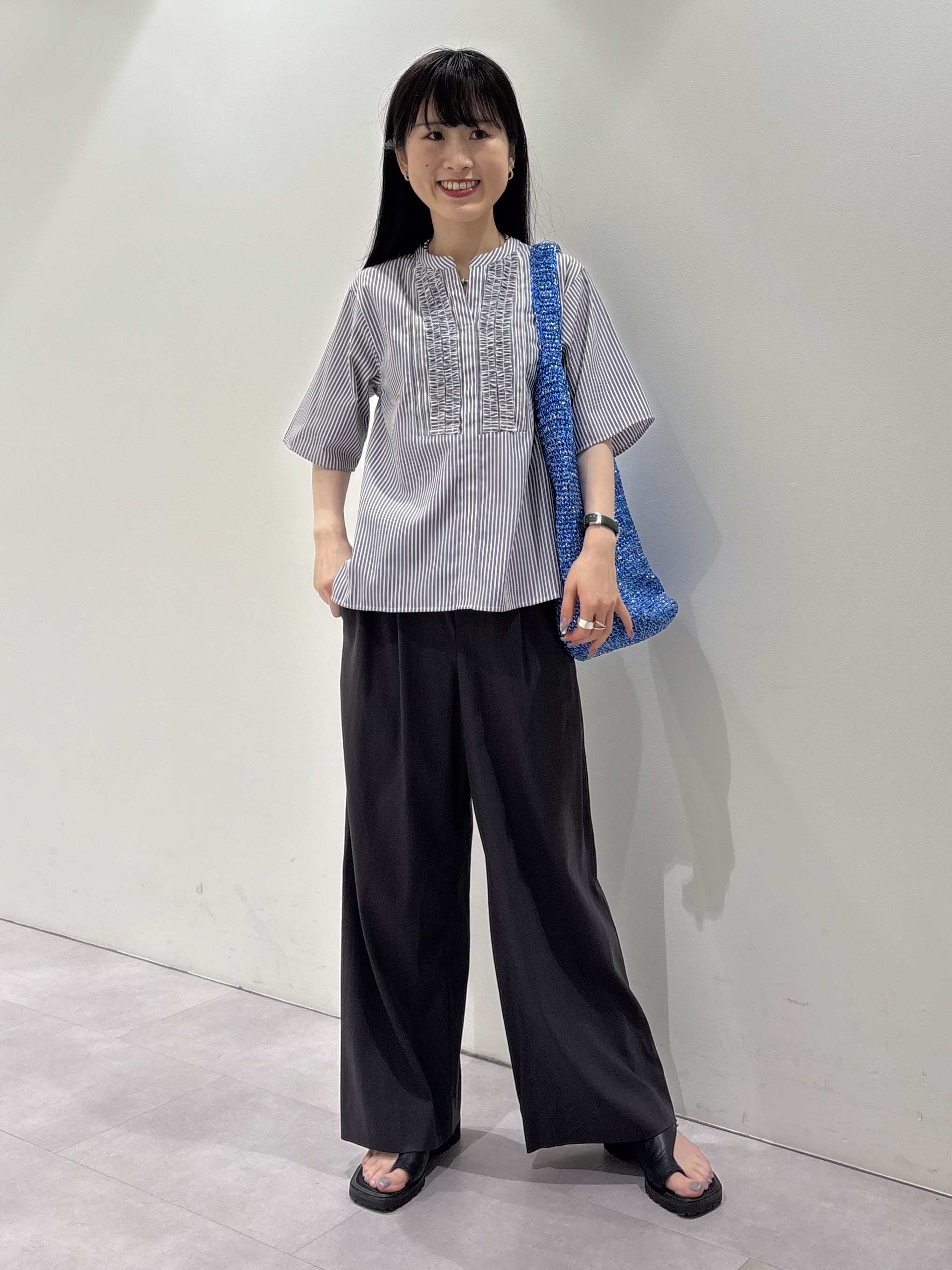 KEIKOさんの「INDIVI｜【洗える／メッシュ素材／SETUP可能】半袖シアージャケット」を使ったコーディネート