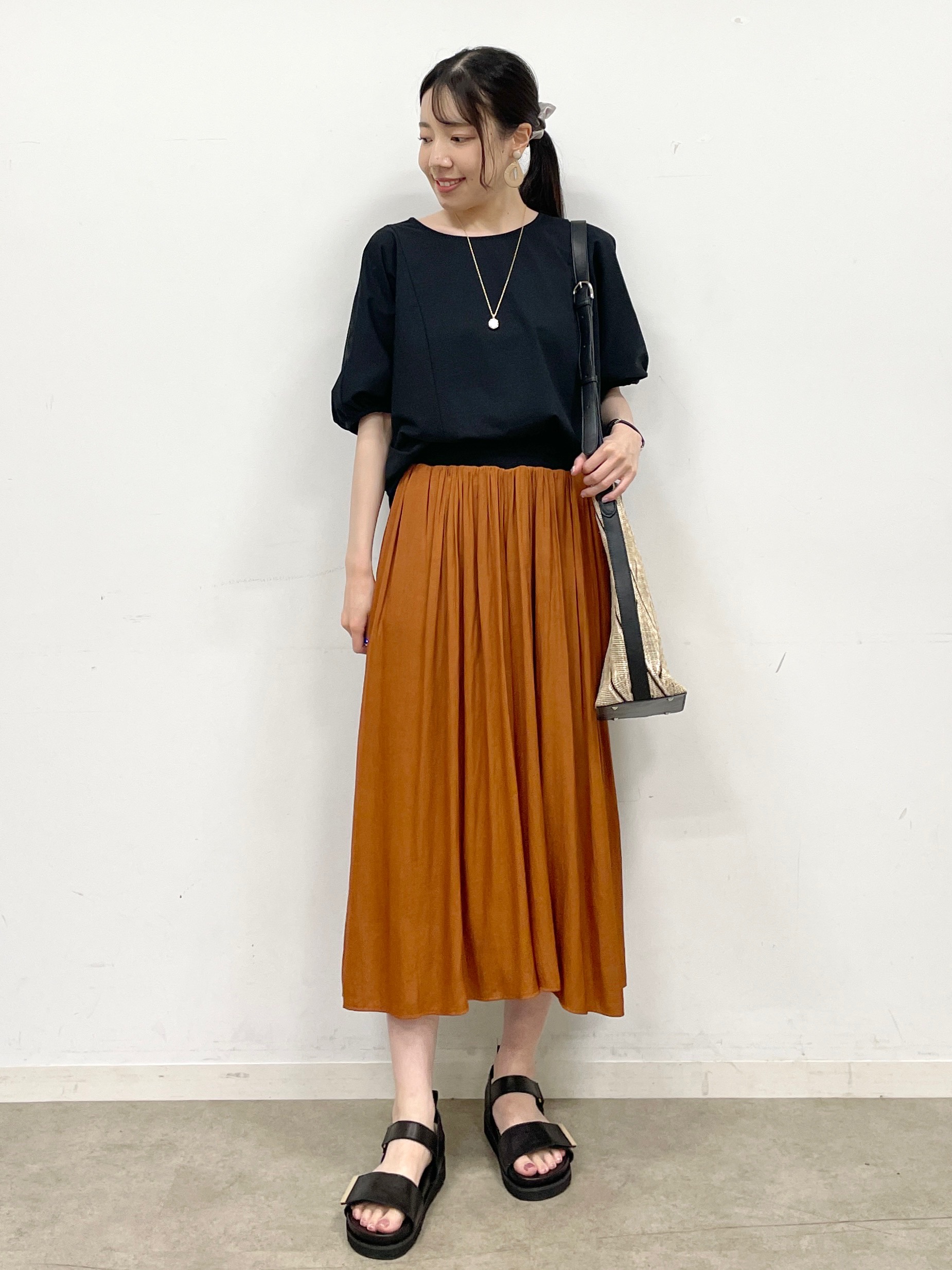 Momoさんの「Reflect｜【手洗い可】スカーチョパンツ」を使ったコーディネート