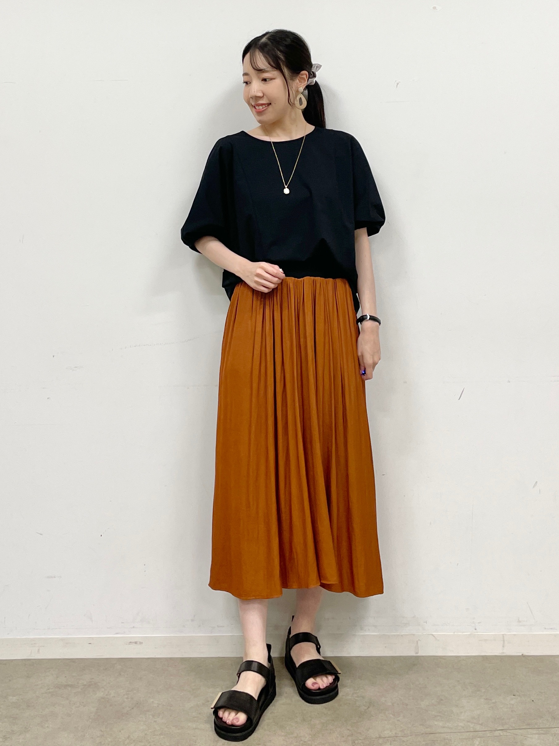 Momoさんの「Reflect｜【手洗い可】スカーチョパンツ」を使ったコーディネート