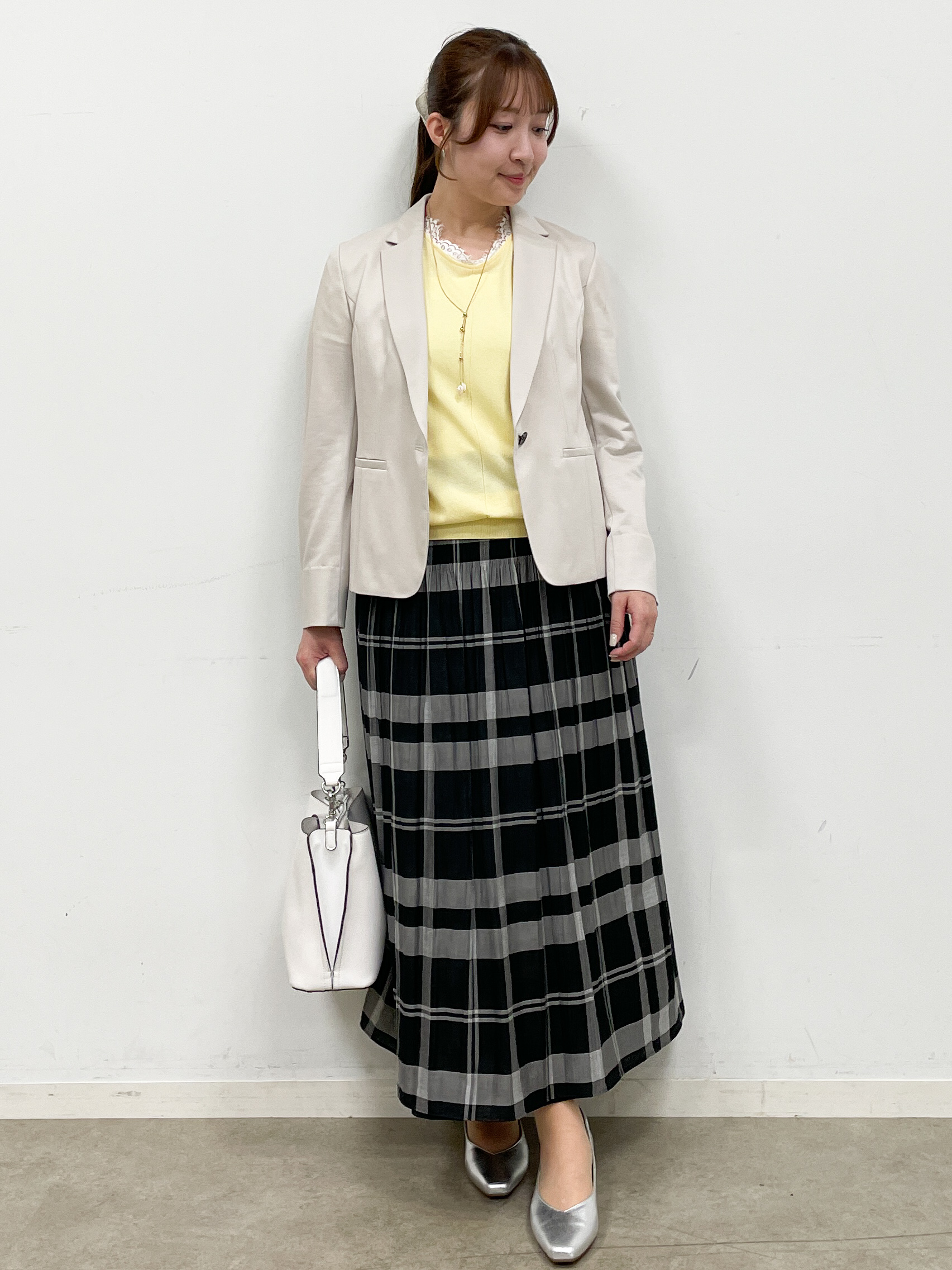 mikikoさんの「Reflect｜【SS-4Lサイズ／UVカット／接触冷感】匠ジャケット／ベーシックテーラード」を使ったコーディネート