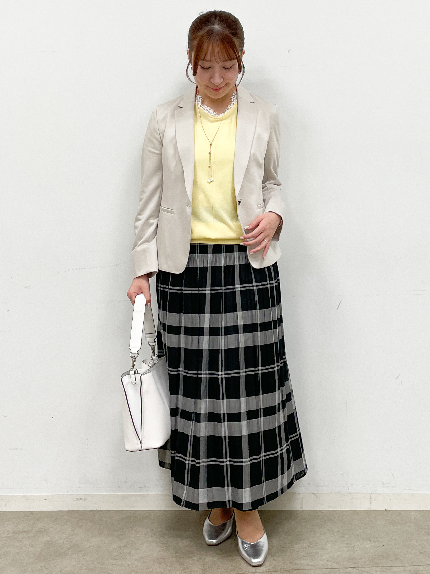 mikikoさんの「Reflect｜【SS-4Lサイズ／UVカット／接触冷感】匠ジャケット／ベーシックテーラード」を使ったコーディネート