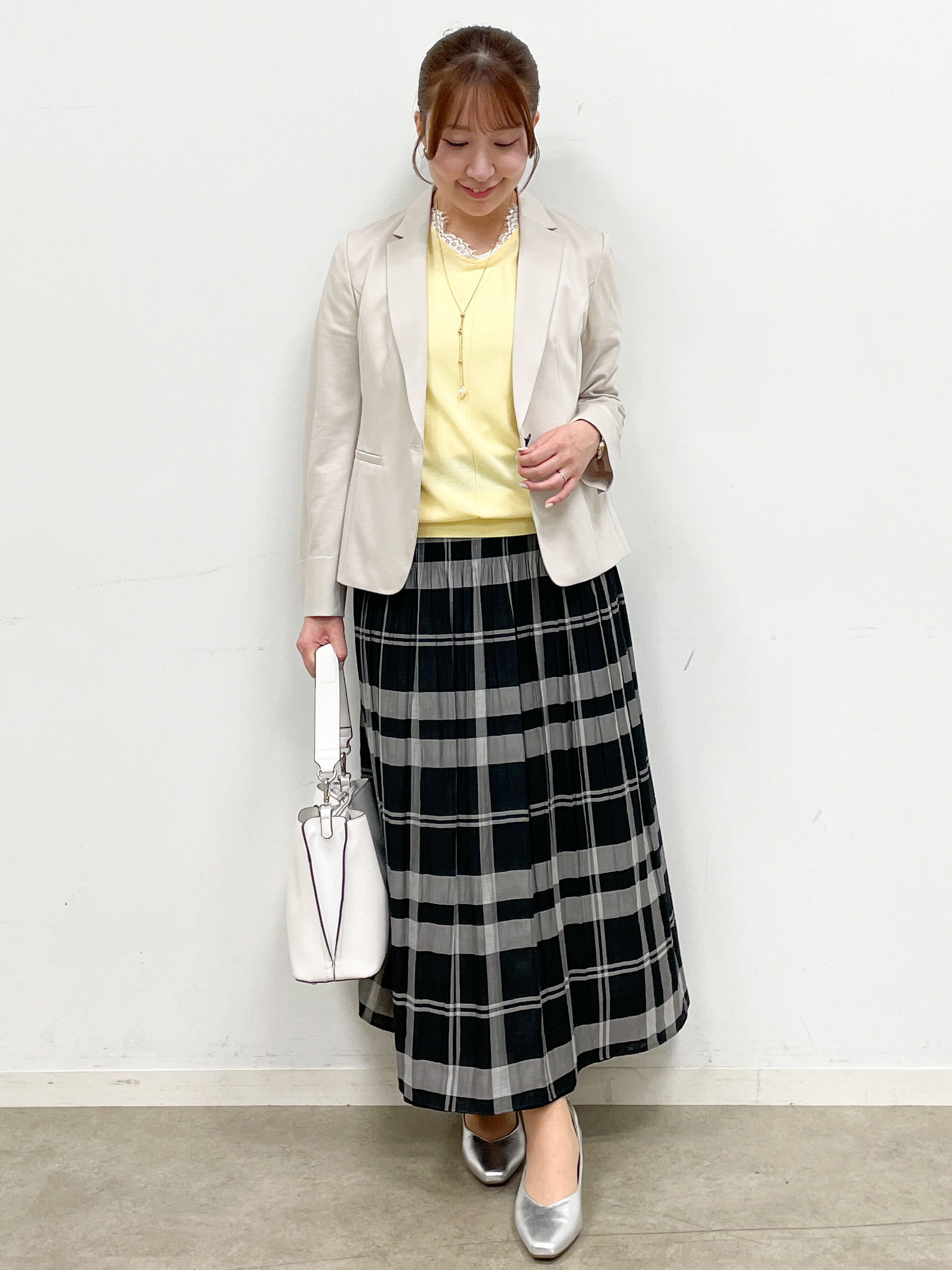 mikikoさんの「Reflect｜【SS-4Lサイズ／UVカット／接触冷感】匠ジャケット／ベーシックテーラード」を使ったコーディネート