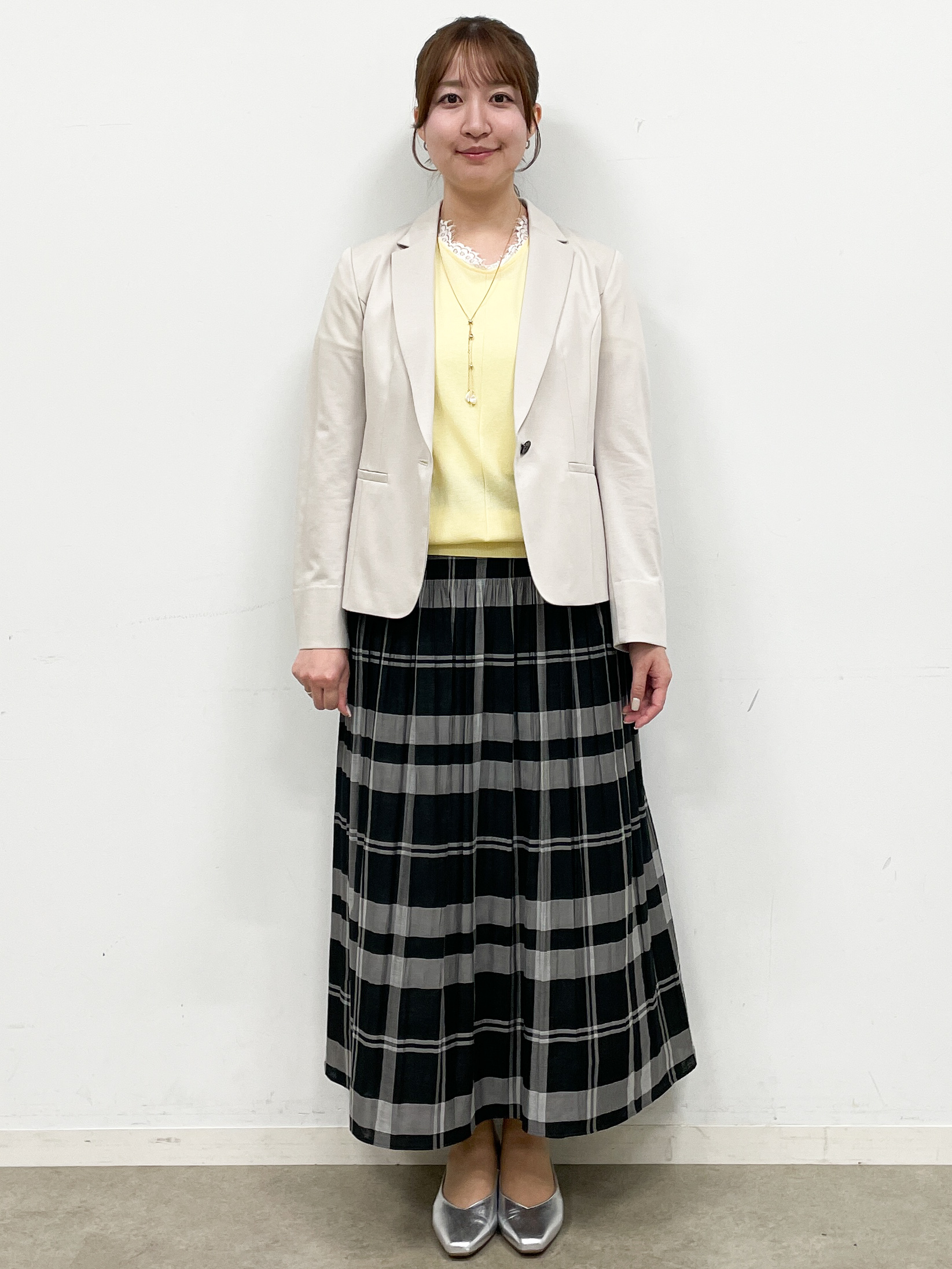 mikikoさんの「Reflect｜【SS-4Lサイズ／UVカット／接触冷感】匠ジャケット／ベーシックテーラード」を使ったコーディネート