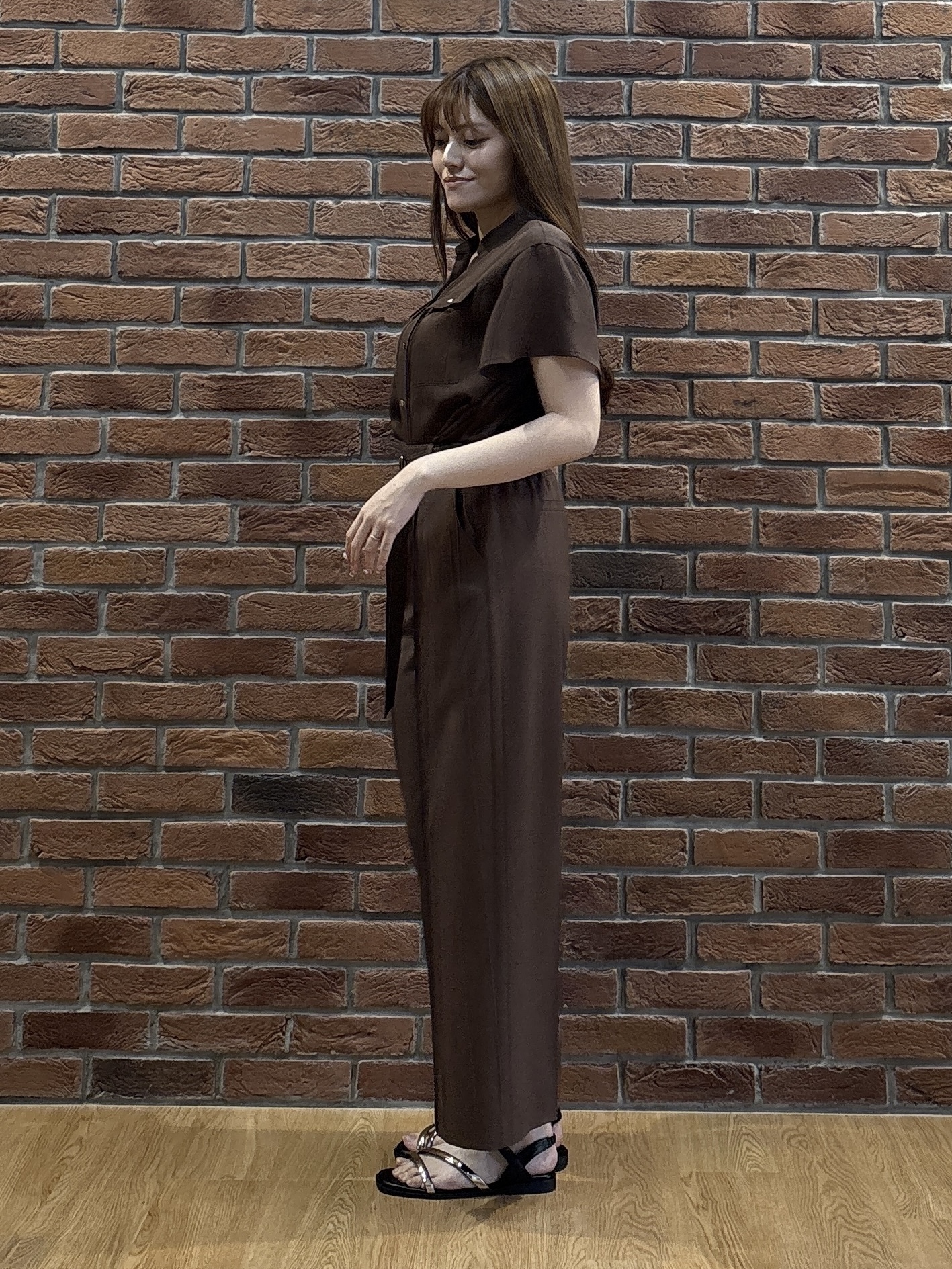 sayaさんの「grove｜【洗濯機OK・ひんやり/SETUP可】シワになりにくい、フレアスリーブブラウス」を使ったコーディネート