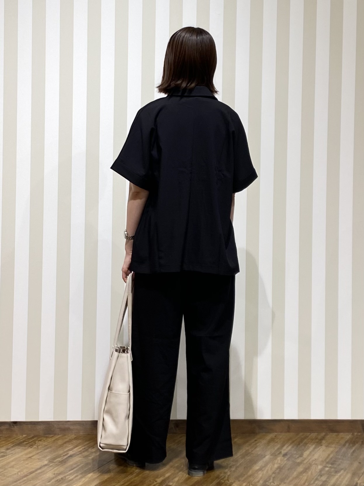 SAOさんの「SHOO･LA･RUE｜【高レビュー/洗濯機可/セットアップ可】軽凛(かろりん) ひんやり半袖ジャケット」を使ったコーディネート