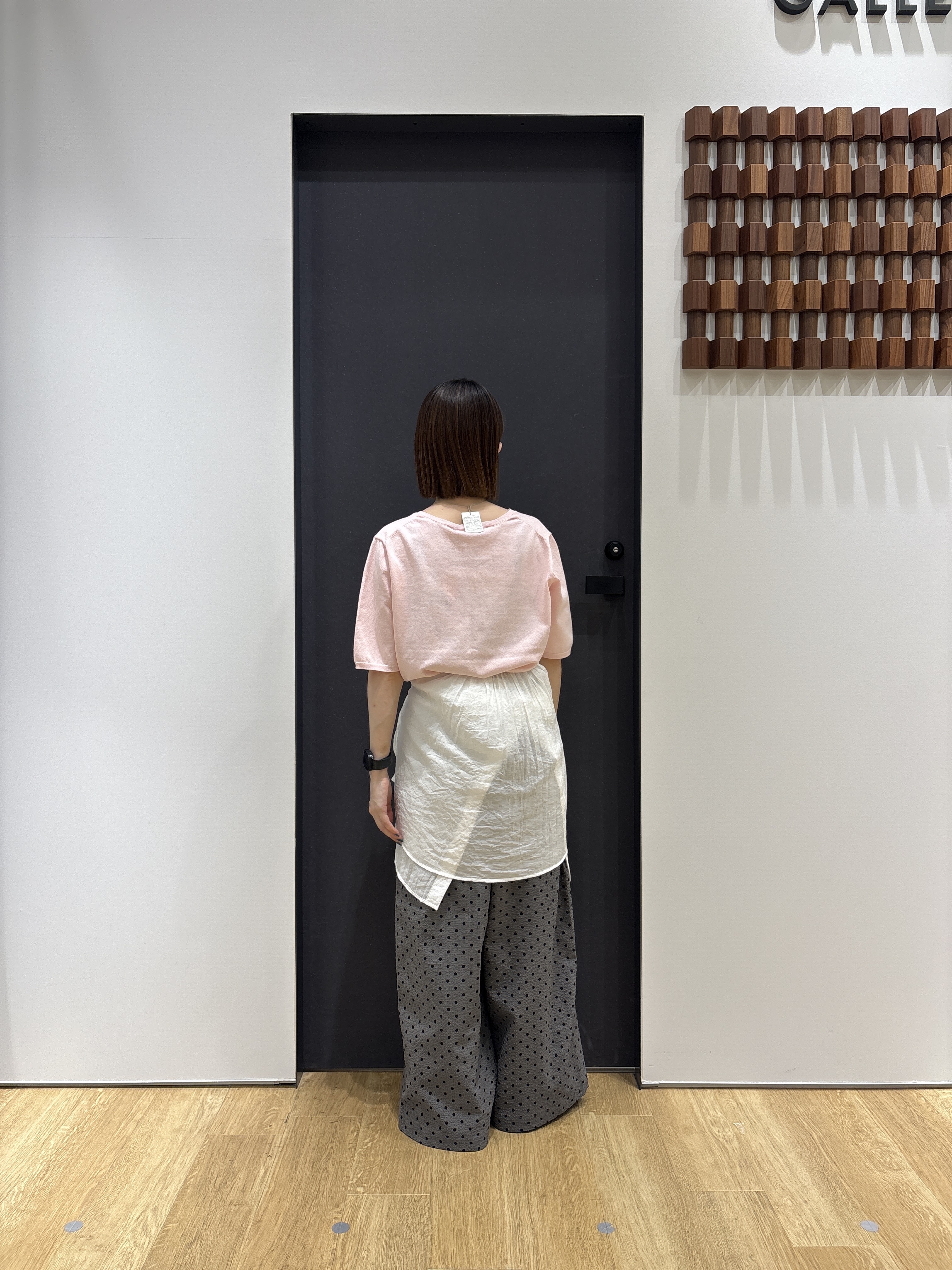 risaさんの「Dessin｜【9色展開/接触冷感/UVカット】ドライタッチサマーニットT」を使ったコーディネート