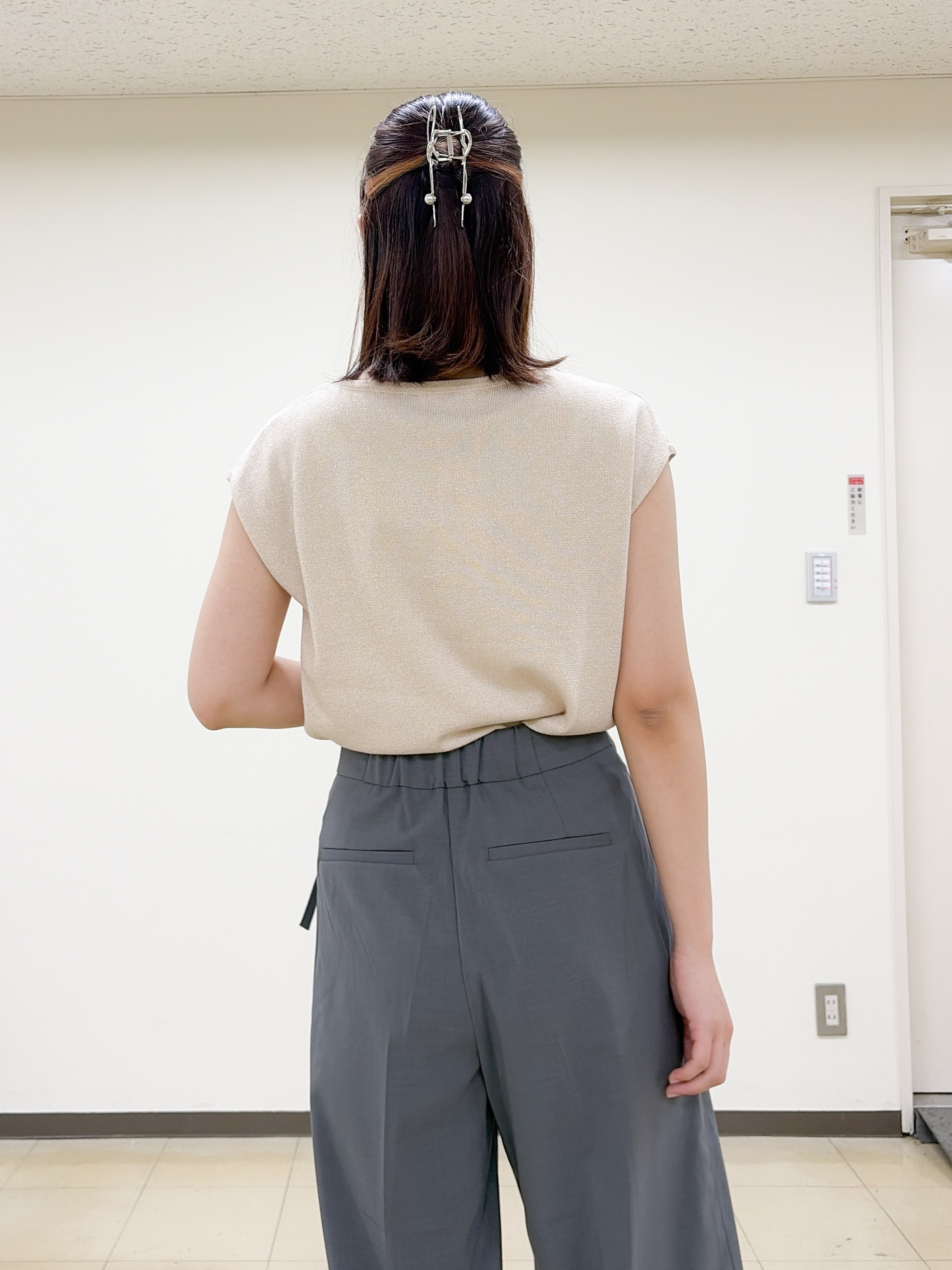 yurinaさんの「index｜マルチボーダーアソートニット【洗濯機OK／抗ピリング】」を使ったコーディネート