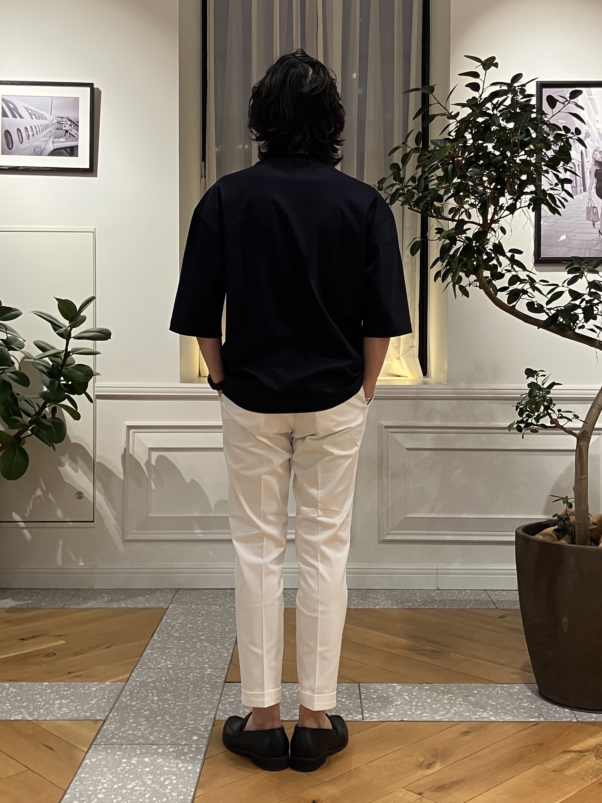 junyaさんの「DRESSTERIOR｜【干場義雅&times;DRESSTERIOR】ICE CLEAR COTTON Tシャツ」を使ったコーディネート