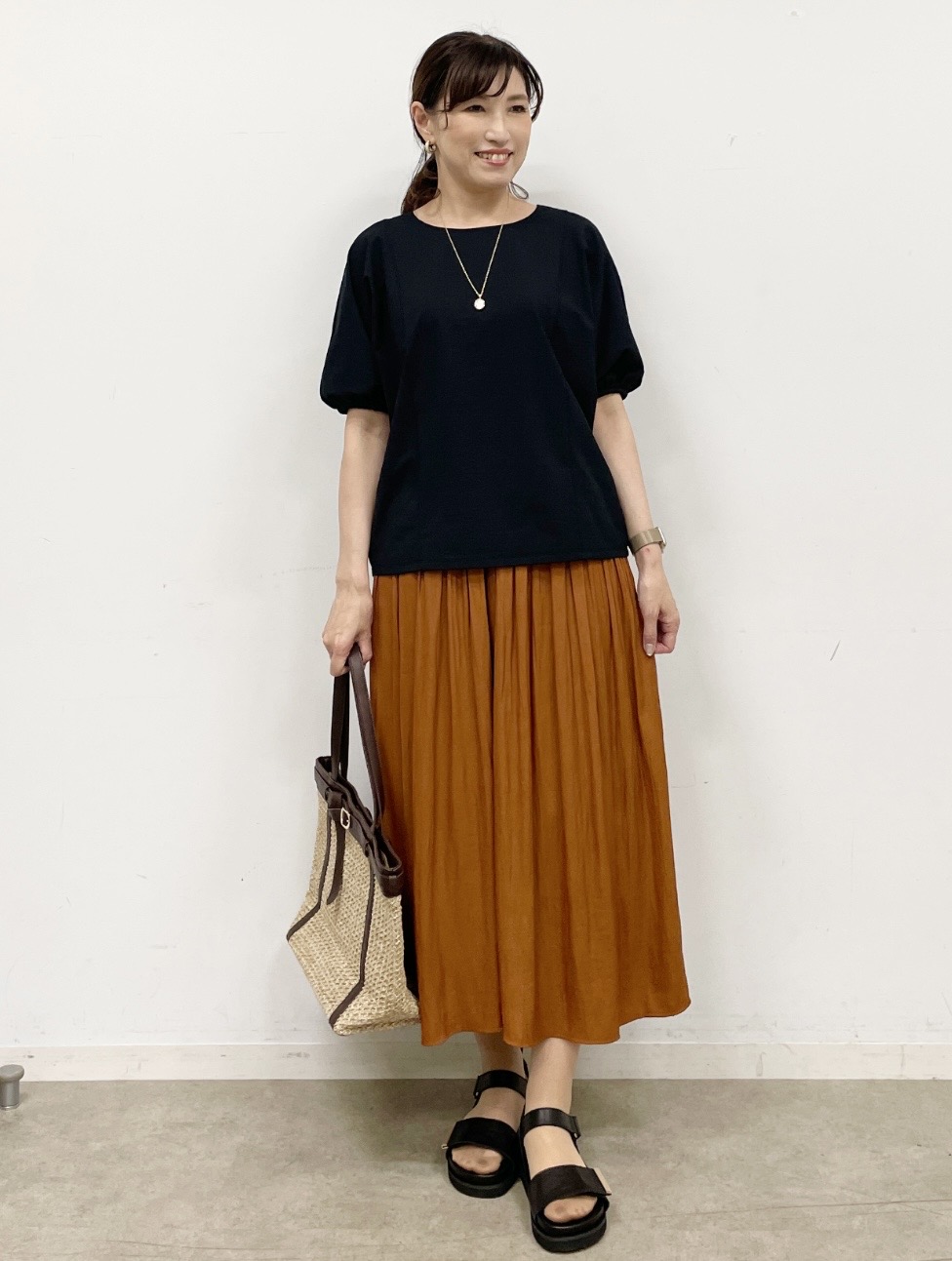 ayaさんの「Reflect｜【手洗い可】スカーチョパンツ」を使ったコーディネート