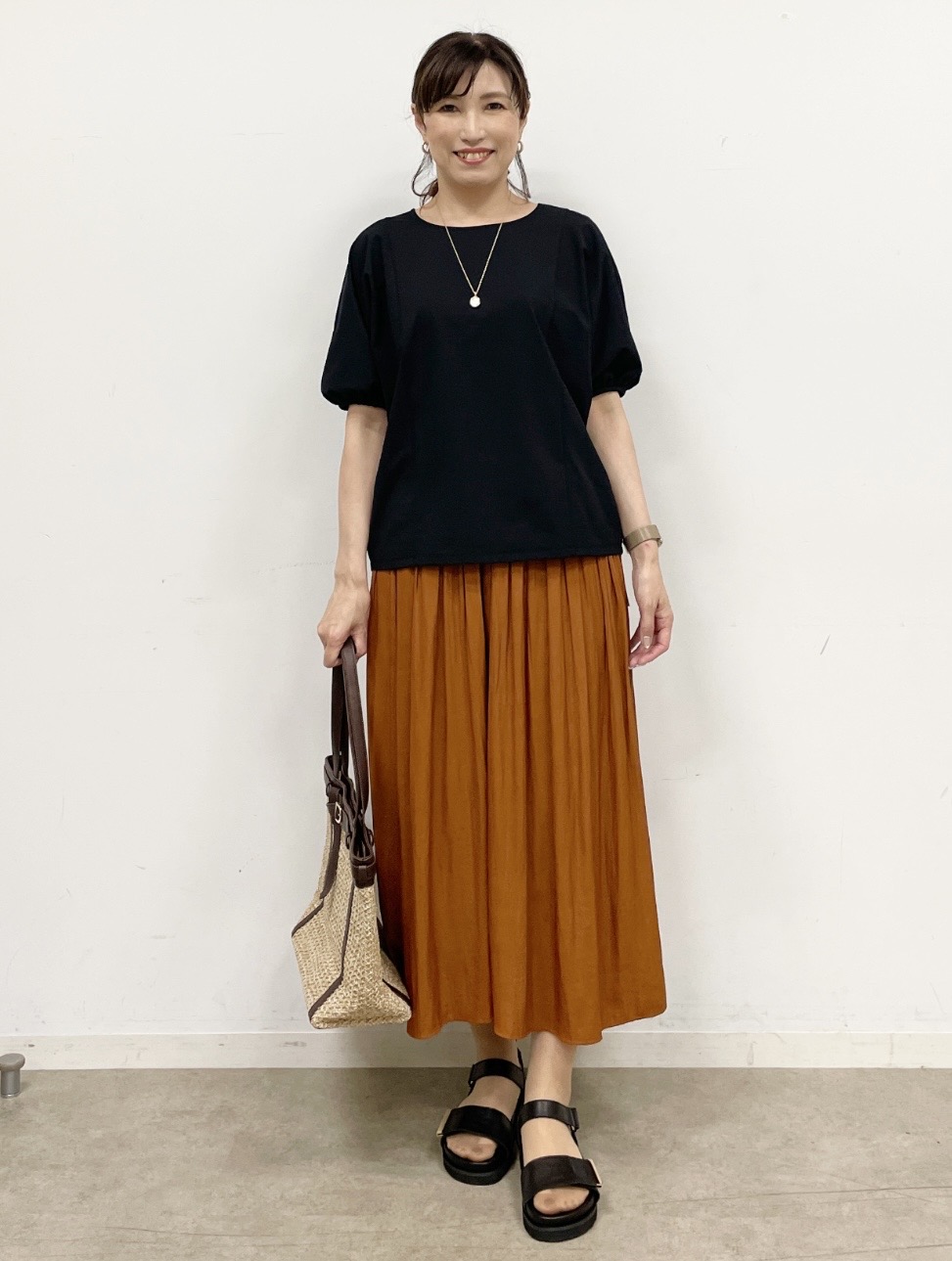 ayaさんの「Reflect｜【手洗い可】スカーチョパンツ」を使ったコーディネート