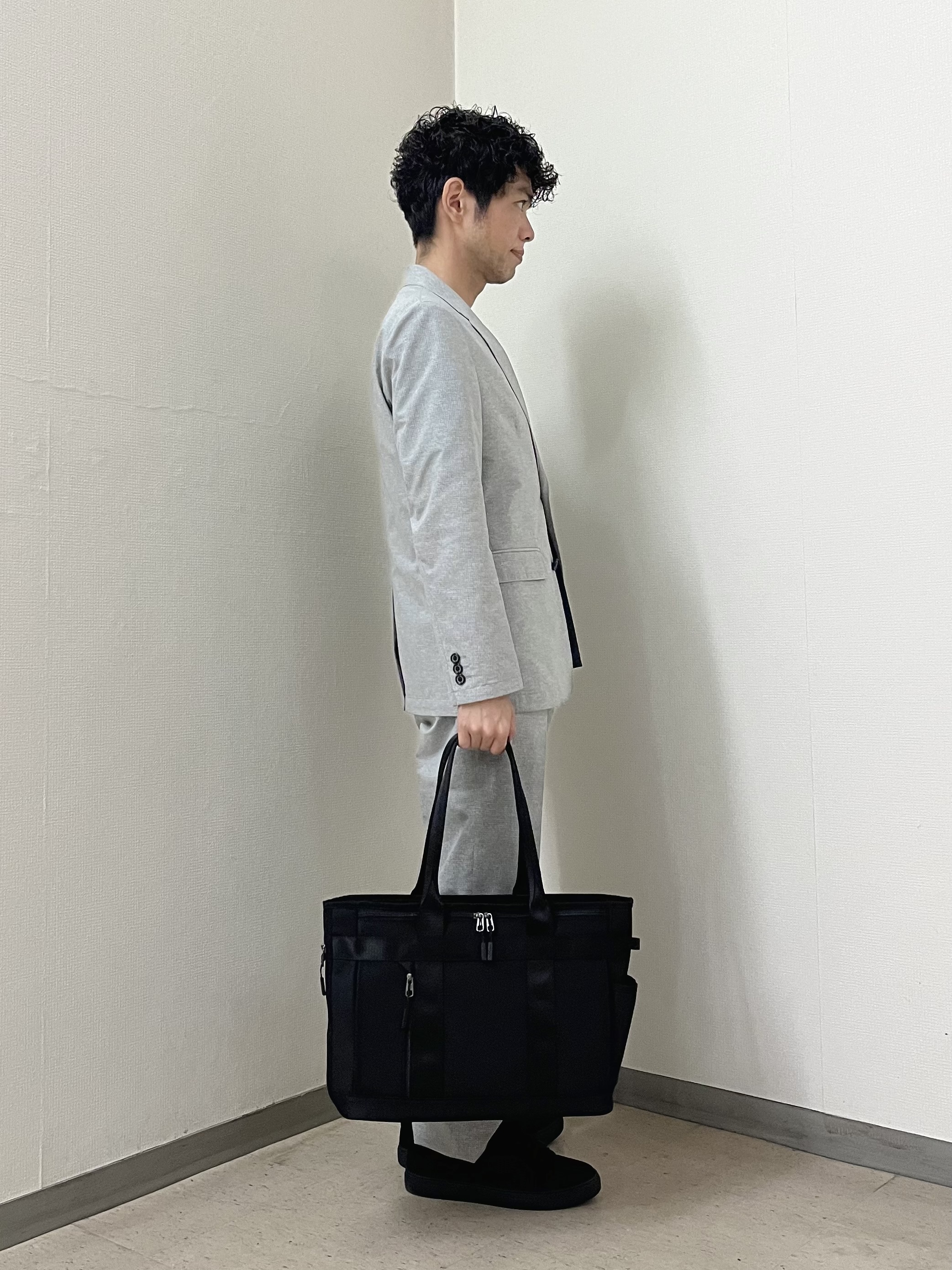 URAさんの「TAKEO KIKUCHI｜【抗菌防臭】COOL DOTS（R）ドビープリント ジャケット」を使ったコーディネート