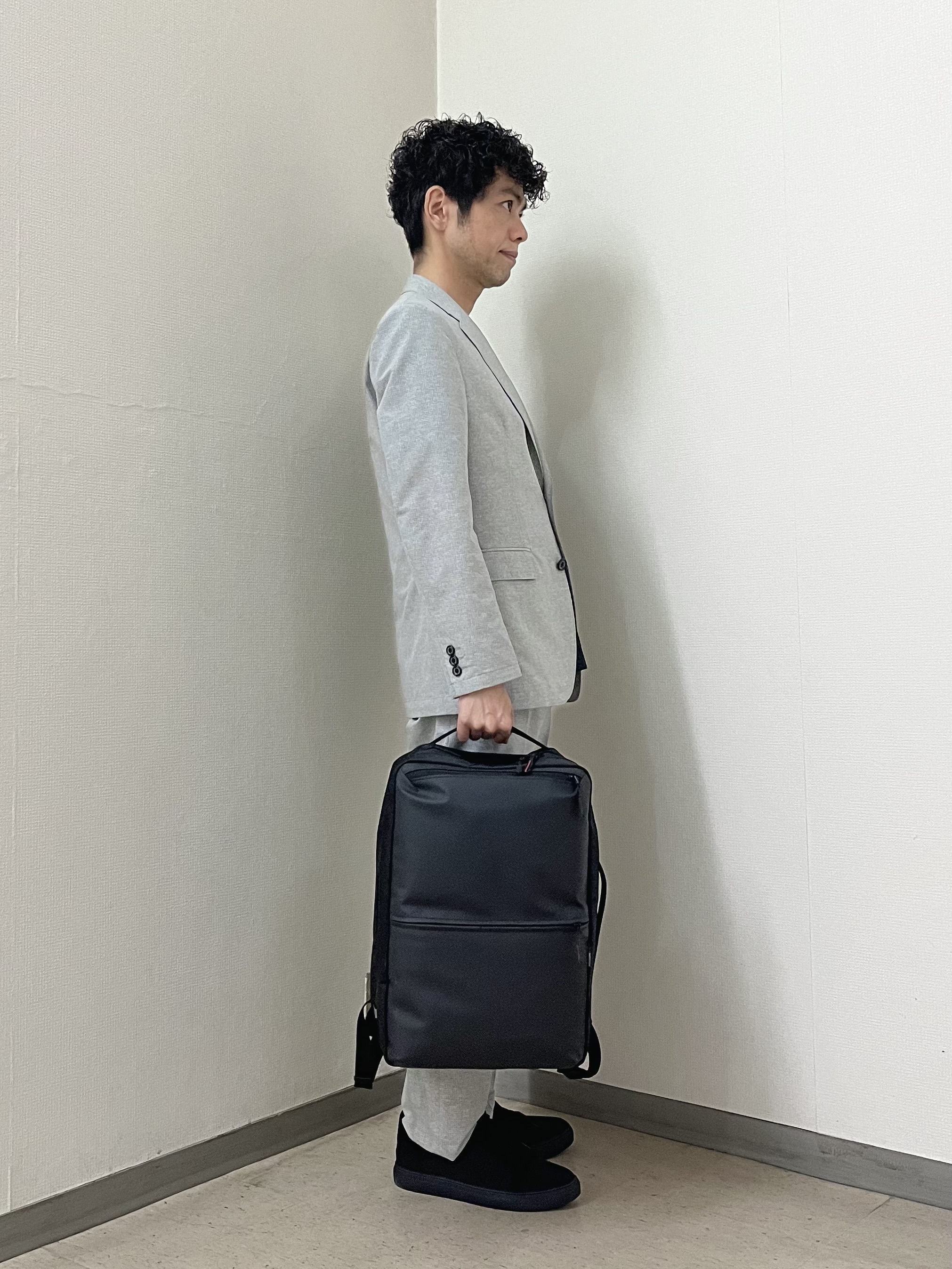 URAさんの「TAKEO KIKUCHI｜【抗菌防臭】COOL DOTS（R）ドビープリント ジャケット」を使ったコーディネート