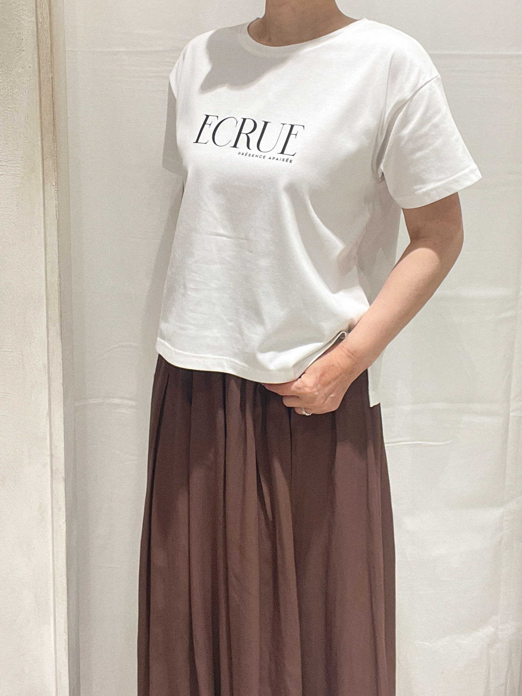 hiroさんの「grove｜【遮熱／吸水速乾／接触冷感／UVカット】ベーシックロゴTシャツ」を使ったコーディネート