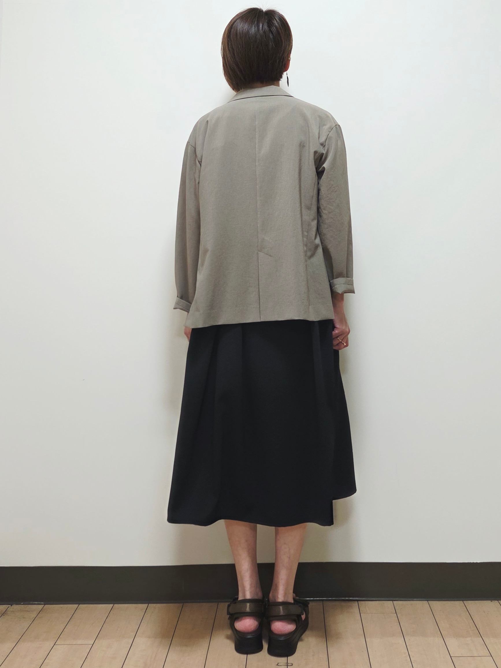 yuuさんの「Reflect｜【SS-4Lサイズ／接触冷感／シワになりにくい】リラクシーテーラードジャケット」を使ったコーディネート