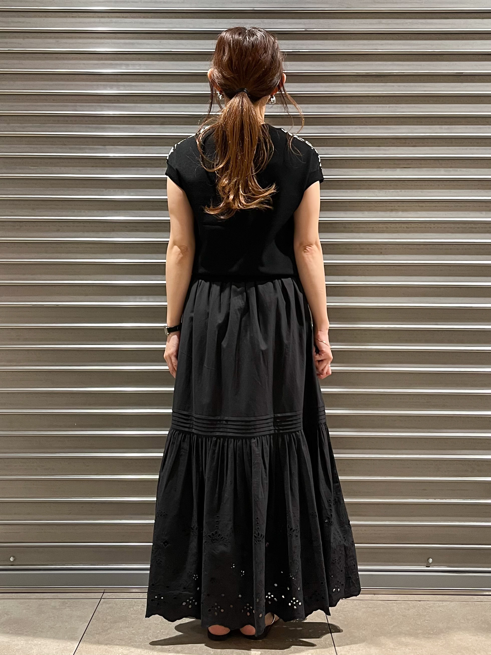 じゅんさんの「DRESSTERIOR｜【otonaMUSE5月号掲載/ウォッシャブル】オーバーラップサークルコンビフレンチニット」を使ったコーディネート
