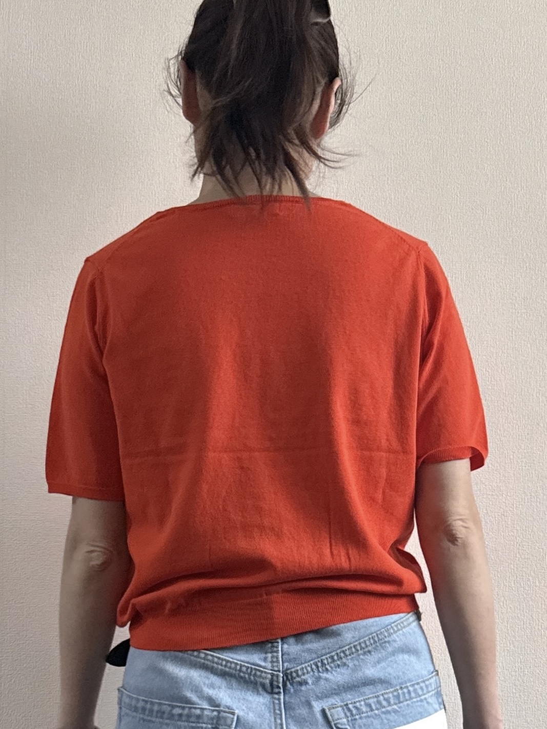 Junさんの「Dessin｜【9色展開/接触冷感/UVカット】ドライタッチサマーニットT」を使ったコーディネート
