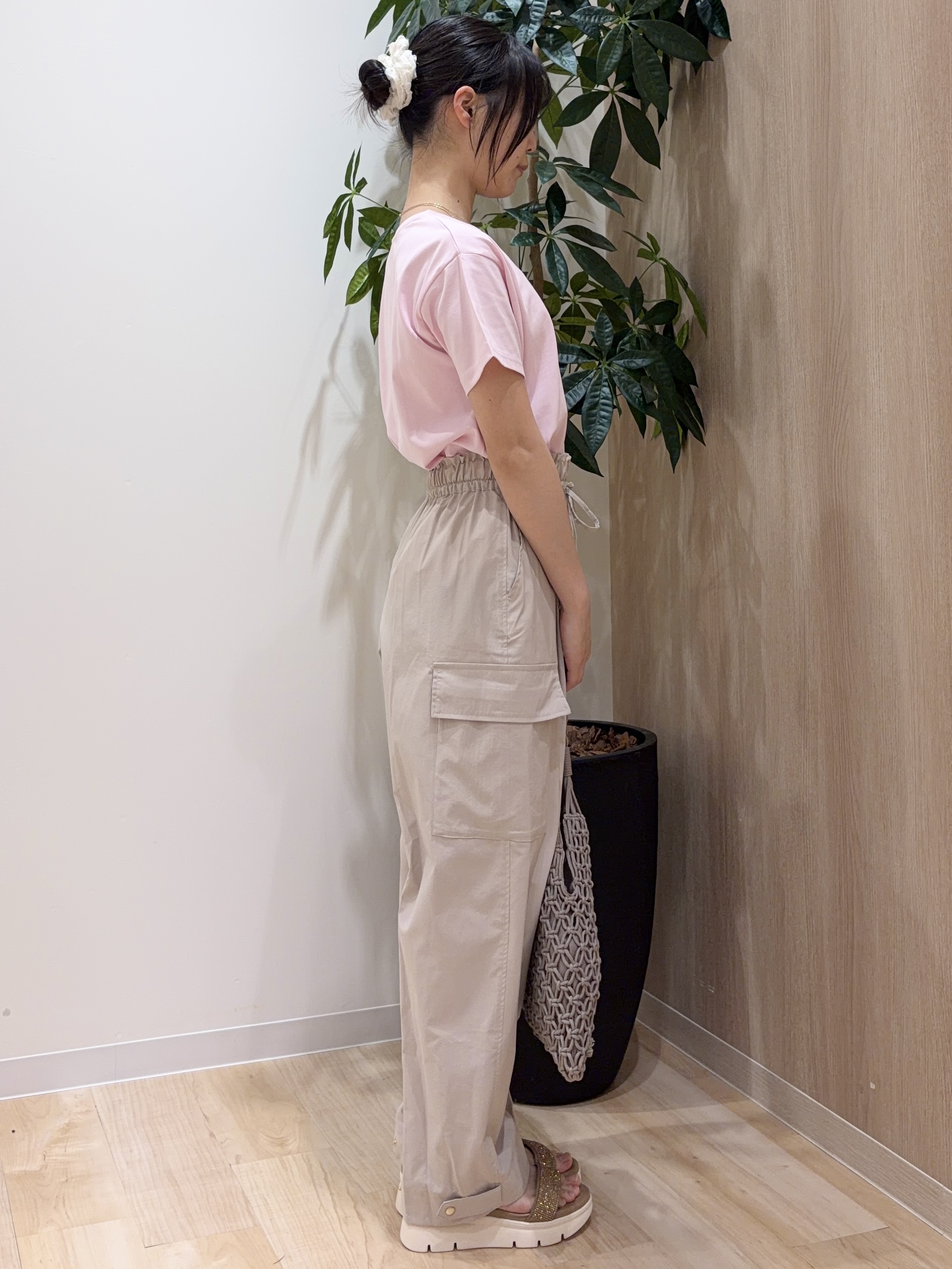ayaneさんの「grove｜【遮熱／吸水速乾／接触冷感／UVカット】ベーシックロゴTシャツ」を使ったコーディネート