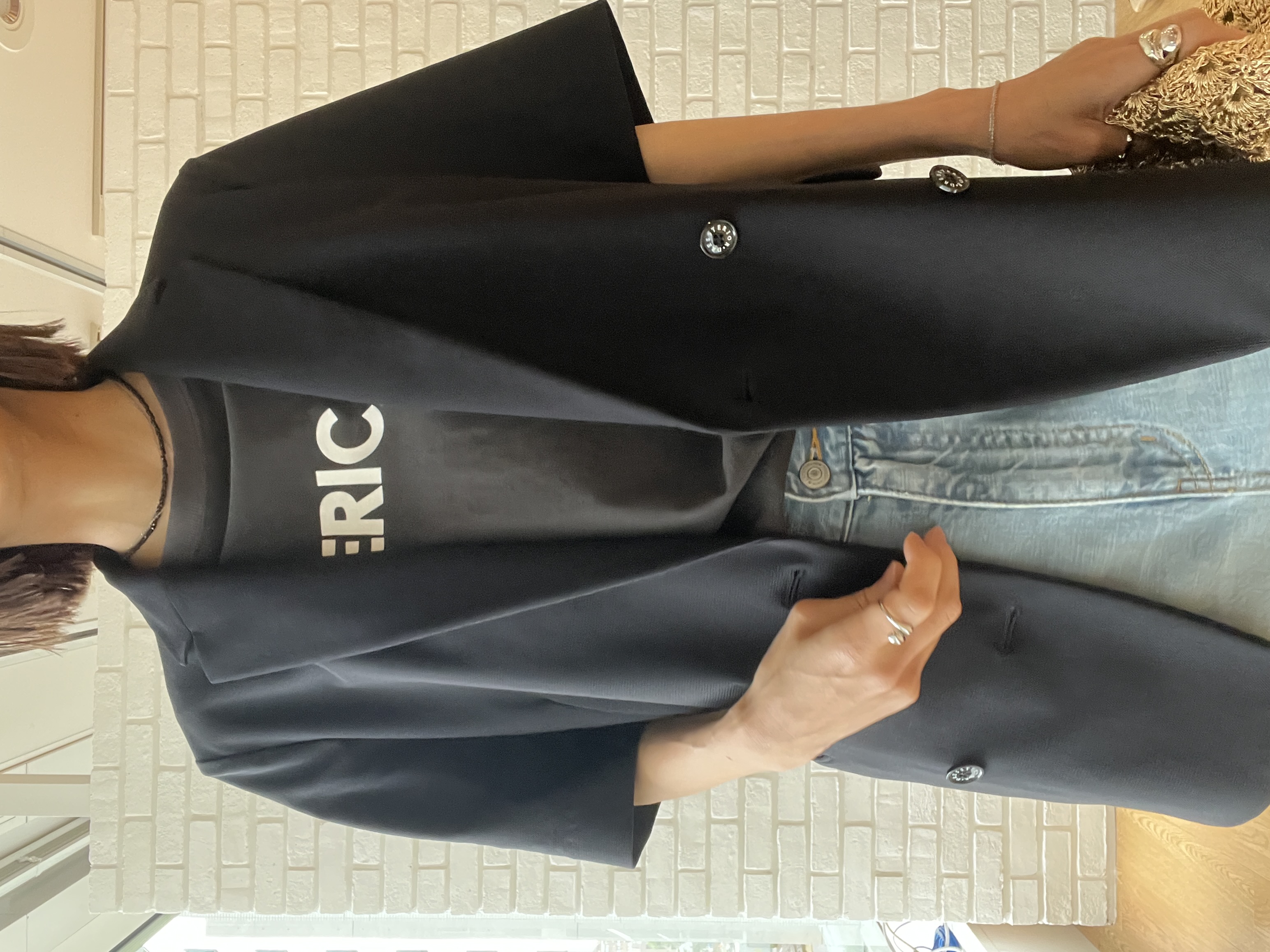 misaさんの「DRESSTERIOR｜メタリック クロッシェ バッグ」を使ったコーディネート