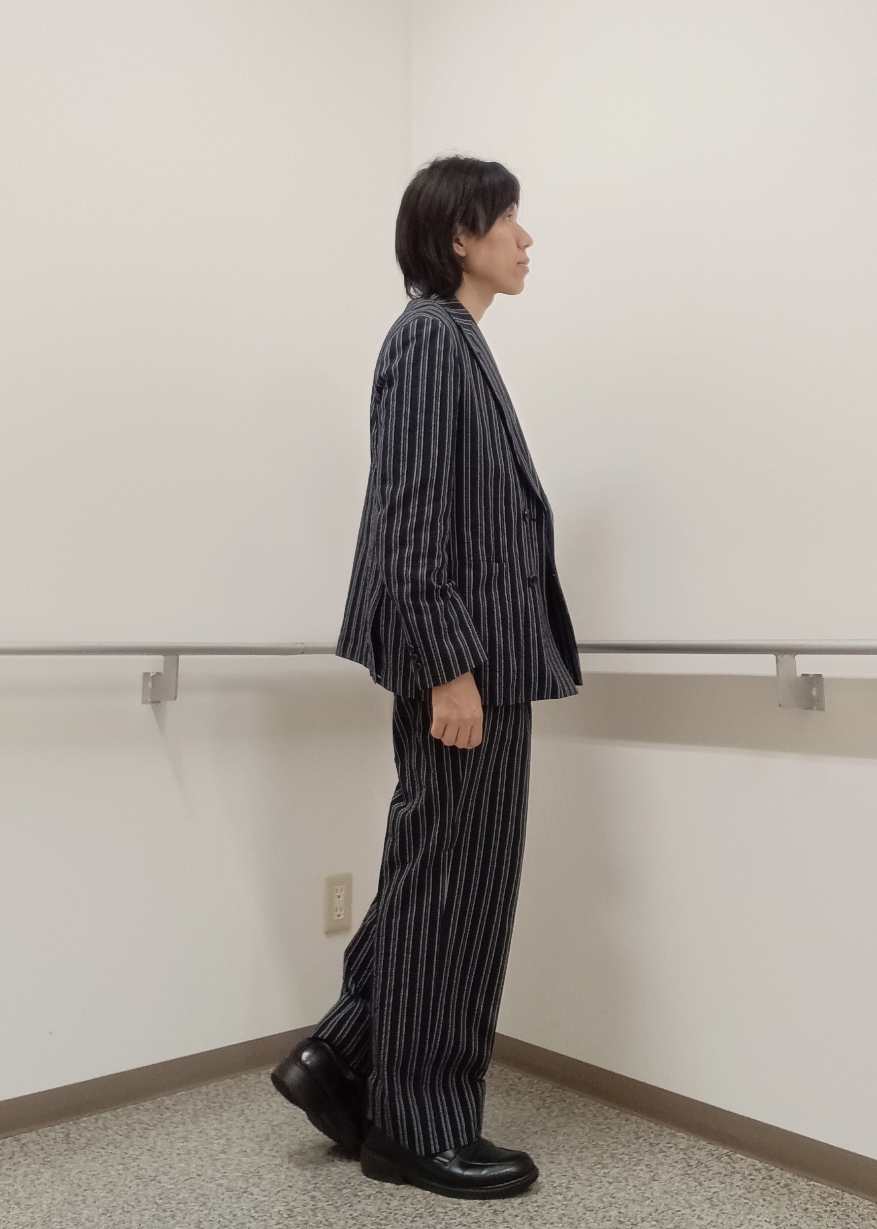 moritaさんの「TAKEO KIKUCHI｜【BOWLER HAT LABEL】サッカーストライプ ダブルジャケット」を使ったコーディネート
