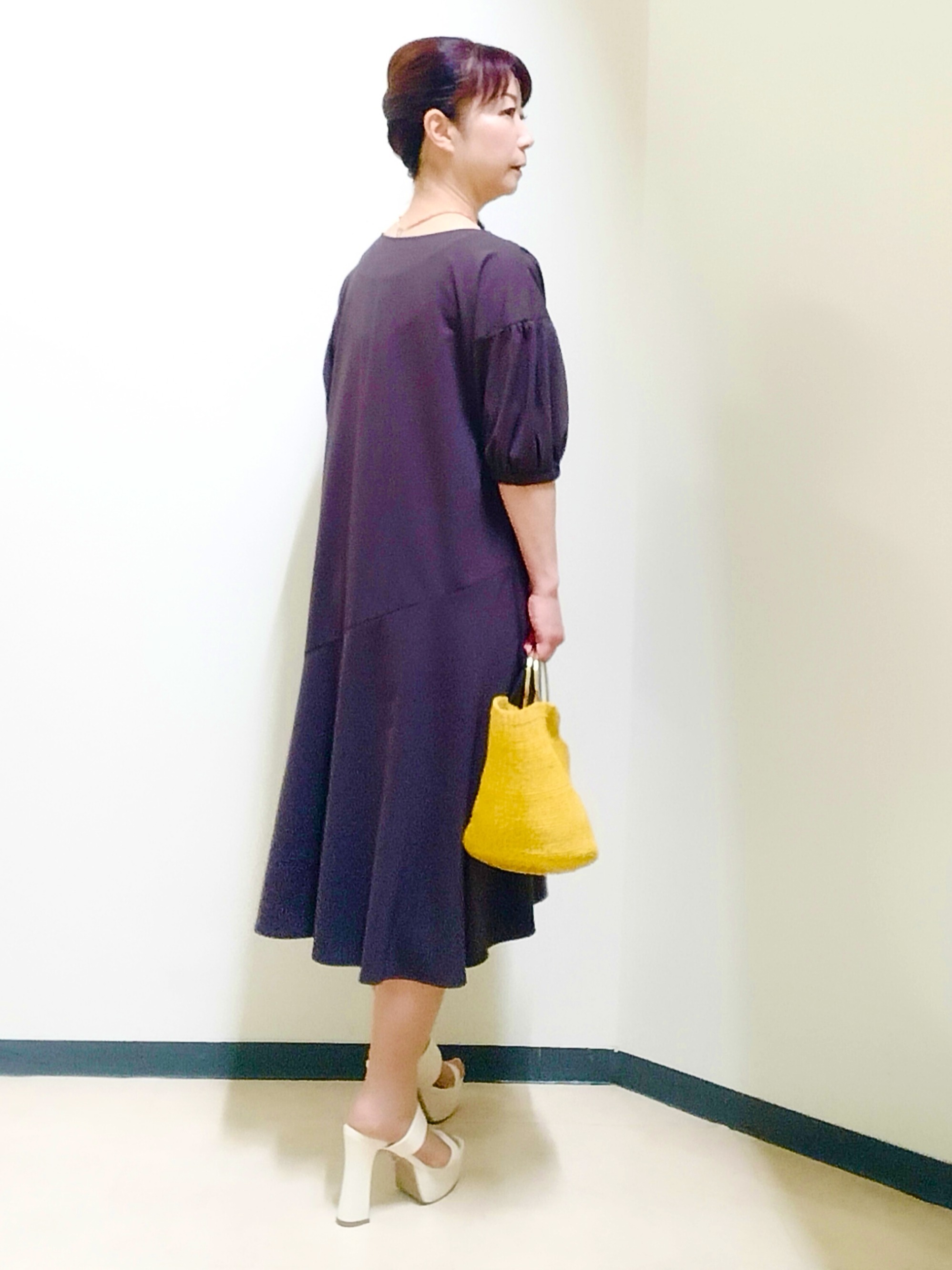 花さんの「Reflect｜きれい見えフレアラインワンピース」を使ったコーディネート