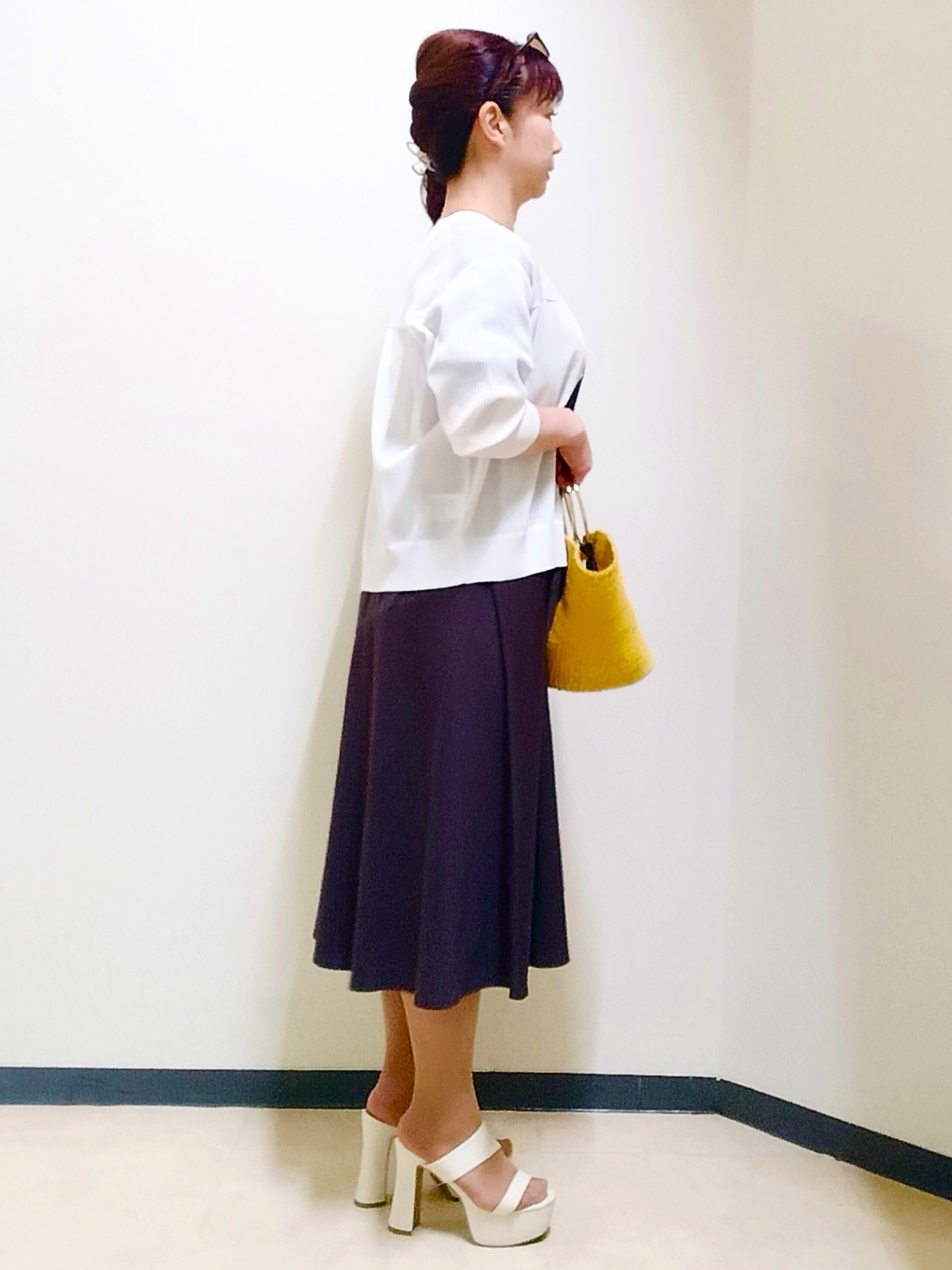 花さんの「Reflect｜きれい見えフレアラインワンピース」を使ったコーディネート
