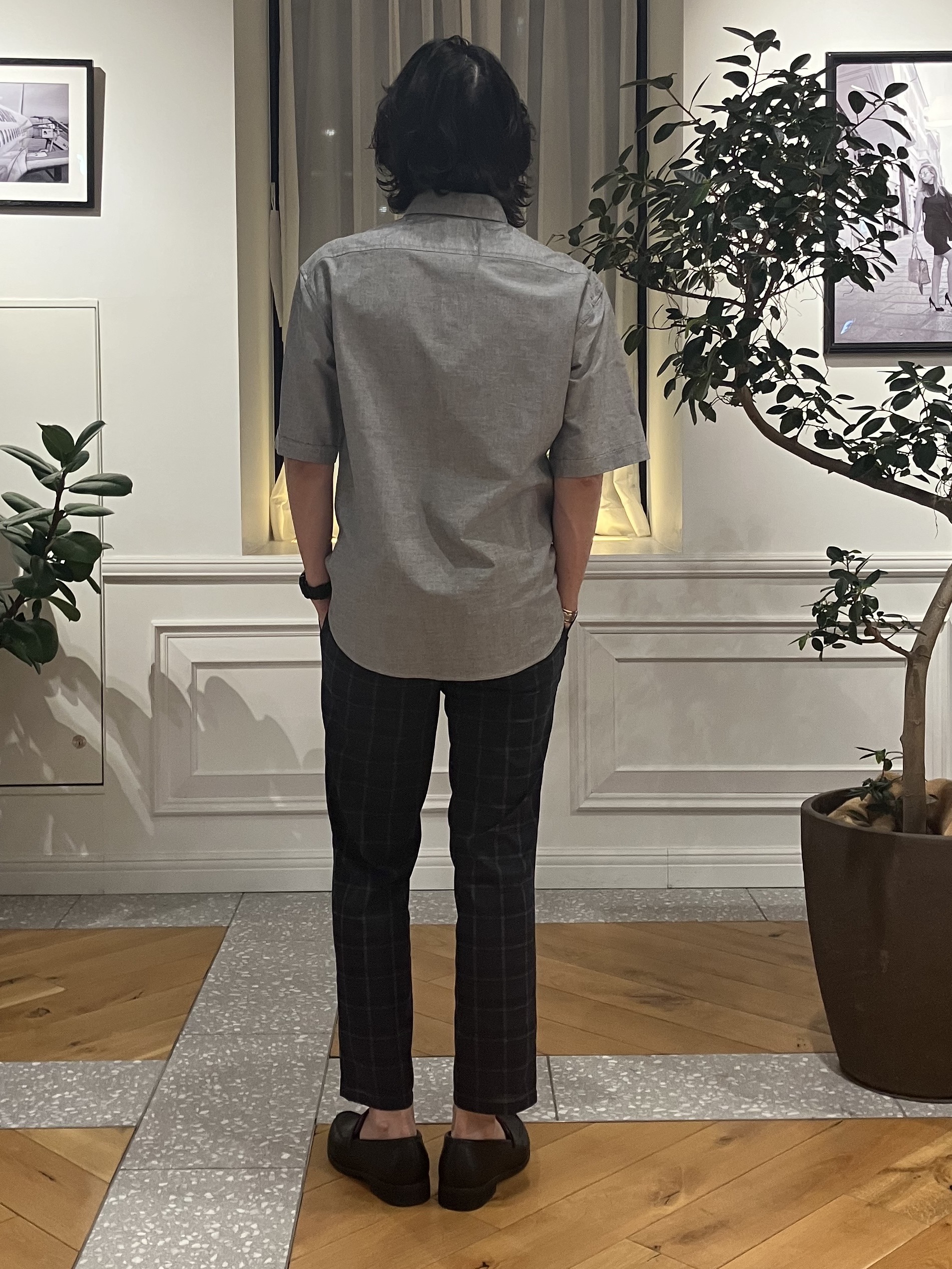 junyaさんの「DRESSTERIOR｜ナイトエンブロイ オックスシャツ」を使ったコーディネート