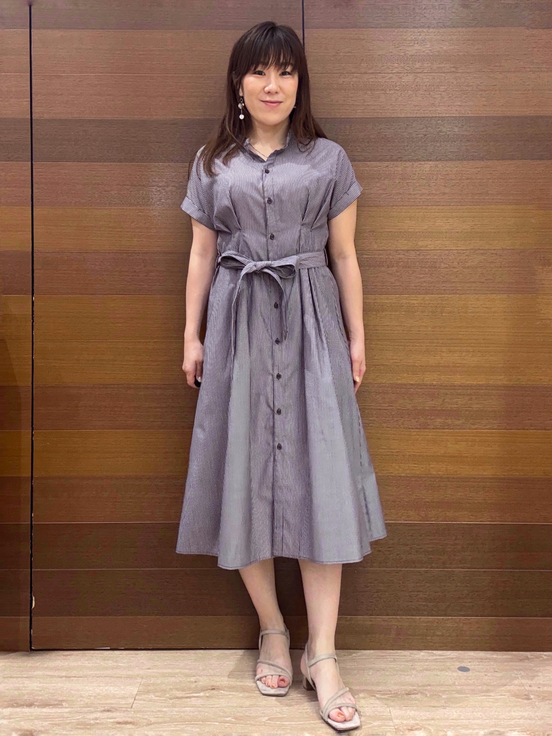 maichiさんの「OPAQUE.CLIP｜【接触冷感】シアーショートトッパーカーディガン《洗濯機OK／抗ピル》」を使ったコーディネート