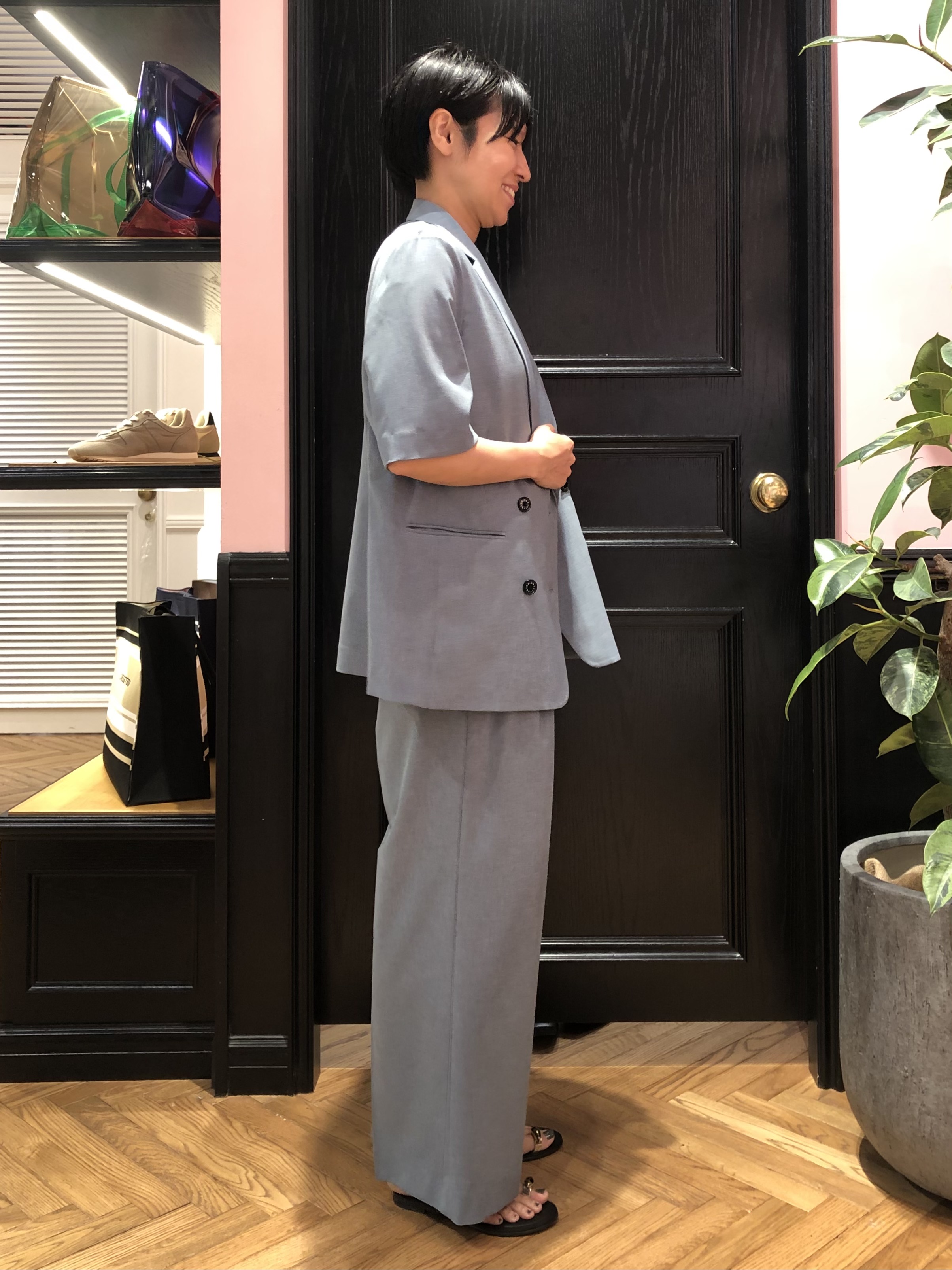 OGATAさんの「DRESSTERIOR｜【otonaMUSE5月号掲載/セットアップ可】ウォッシャブルイージーサマージャケット」を使ったコーディネート