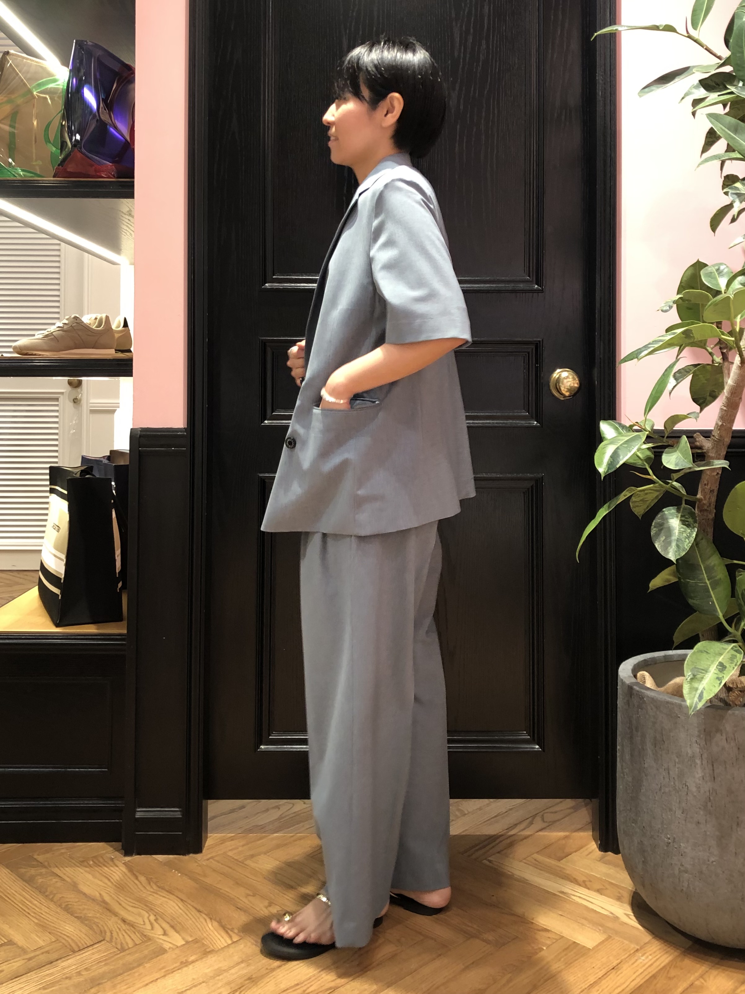 OGATAさんの「DRESSTERIOR｜【otonaMUSE5月号掲載/セットアップ可】ウォッシャブルイージーサマージャケット」を使ったコーディネート