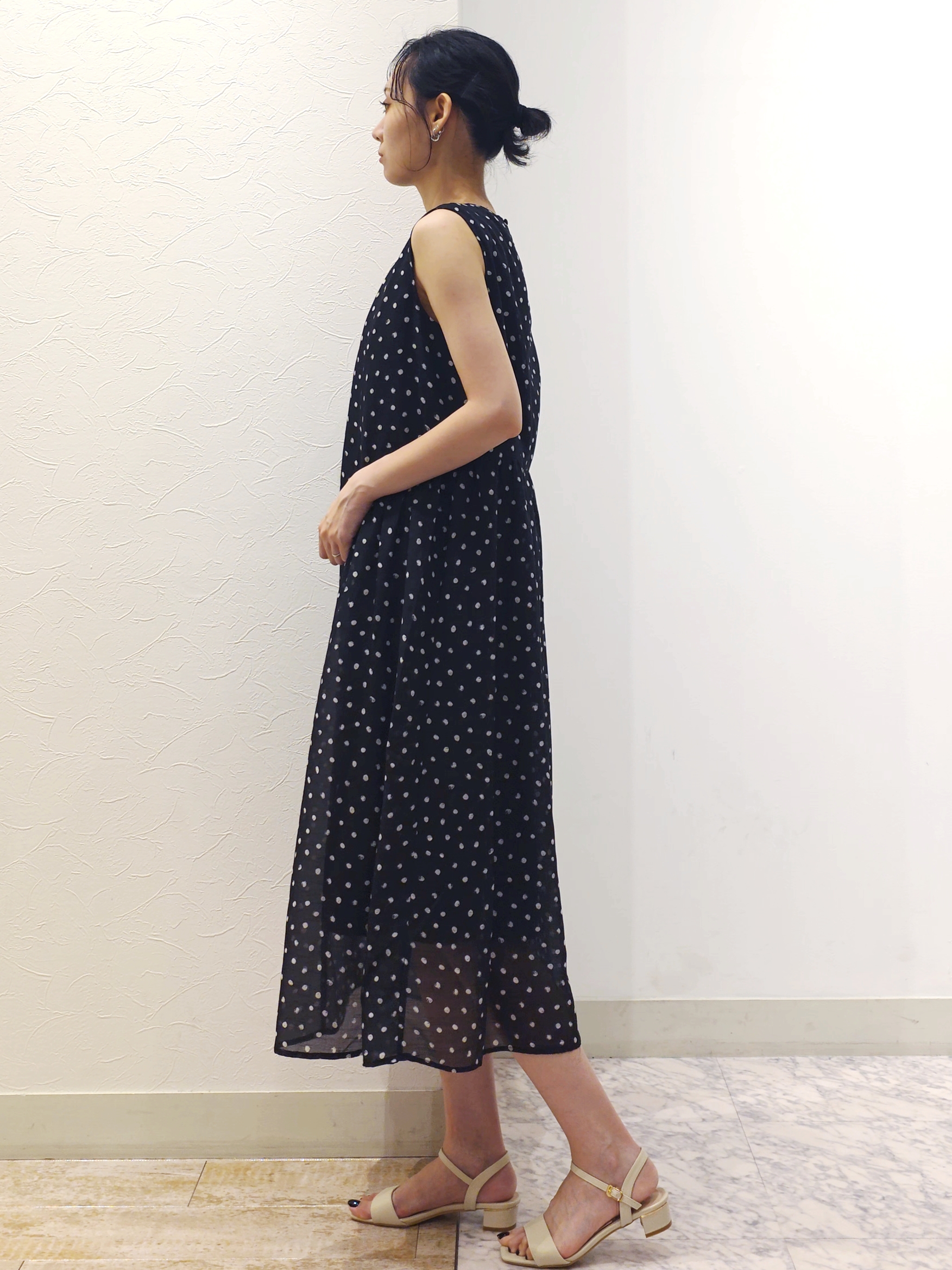 ケイさんの「grove｜【貴島明日香さん着用】シアードットワンピース」を使ったコーディネート