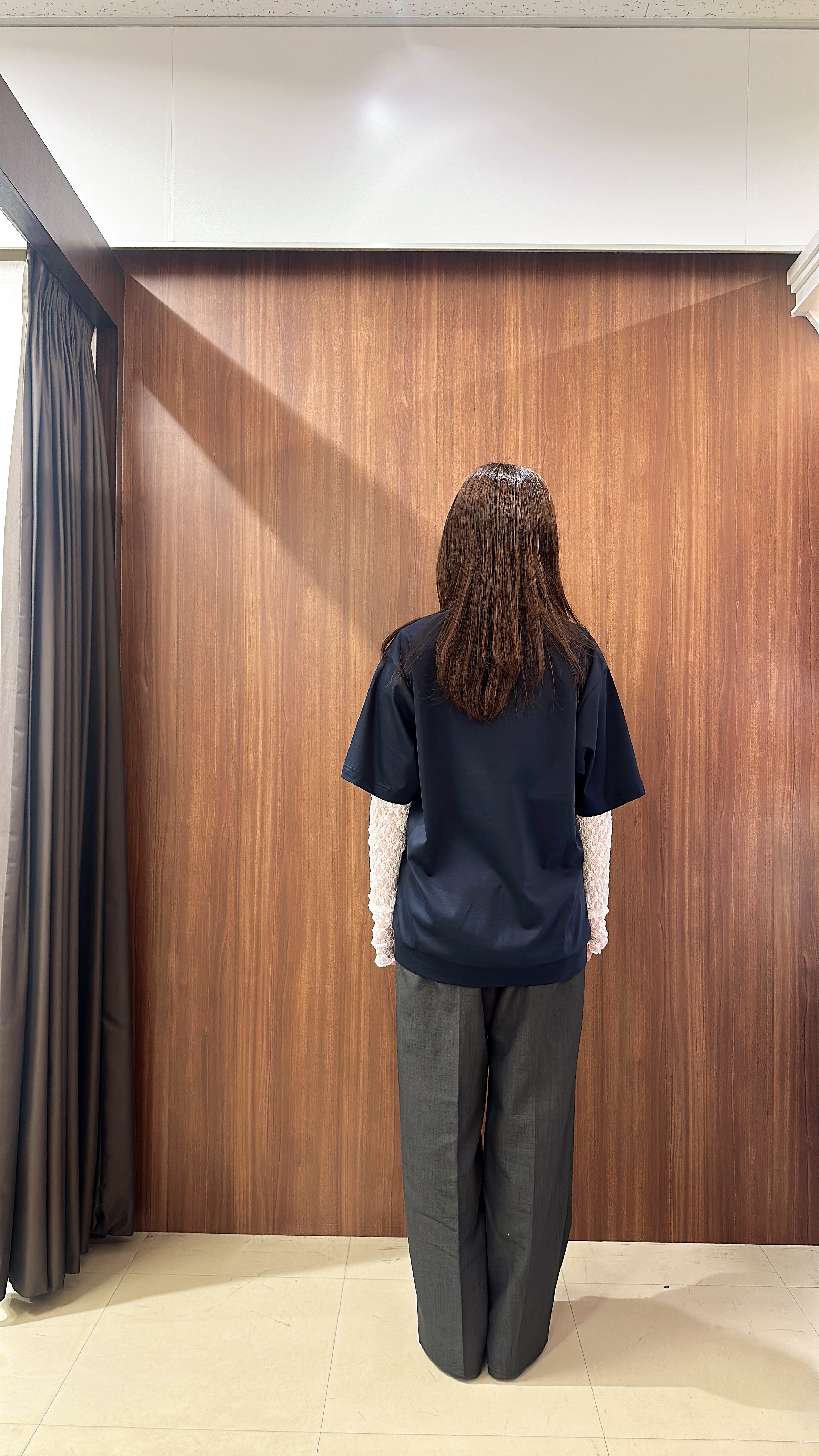 オノアサミさんの「TAKEO KIKUCHI｜【接触冷感】アイスクリアコットン Tシャツ」を使ったコーディネート
