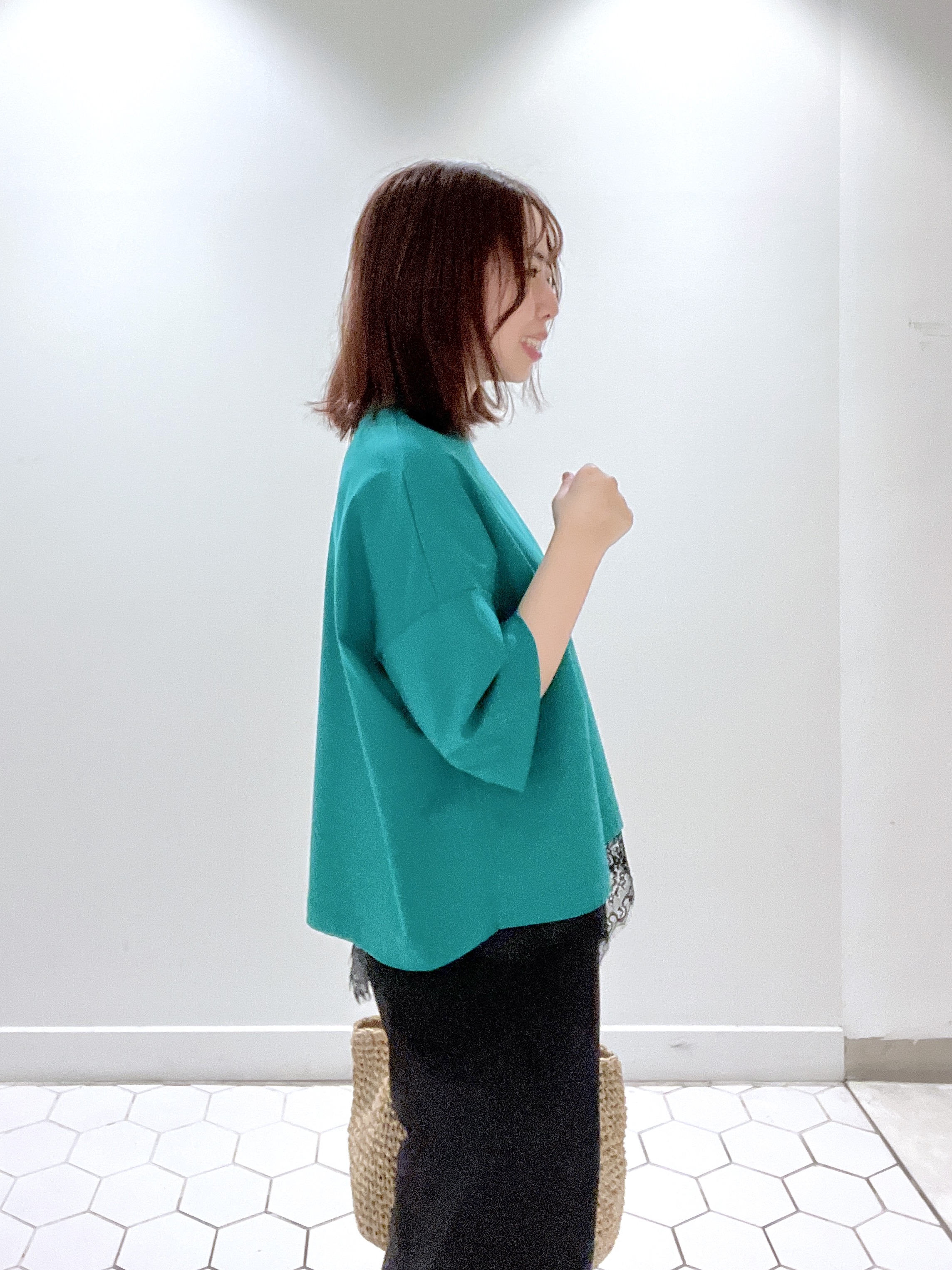 Makinoさんの「Dessin｜【新色追加/体型カバー】美光沢カットソーボクシーシルエット」を使ったコーディネート