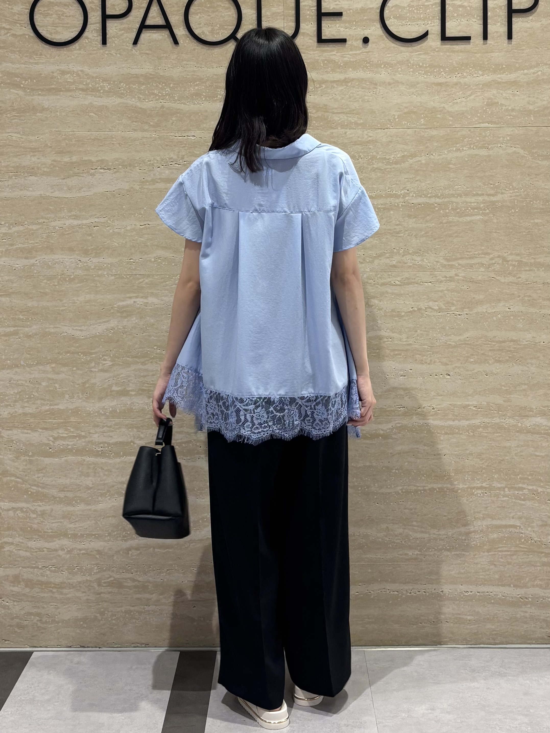 Ririkaさんの「OPAQUE.CLIP｜ワイドストラップリブキャミソール【洗濯機OK】」を使ったコーディネート
