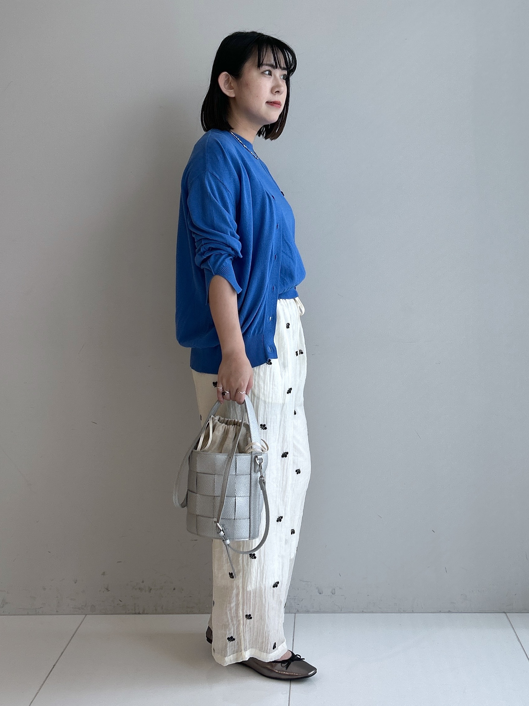 Hirokaさんの「Dessin｜【9色展開/接触冷感/UVカット】ドライタッチサマーニットT」を使ったコーディネート