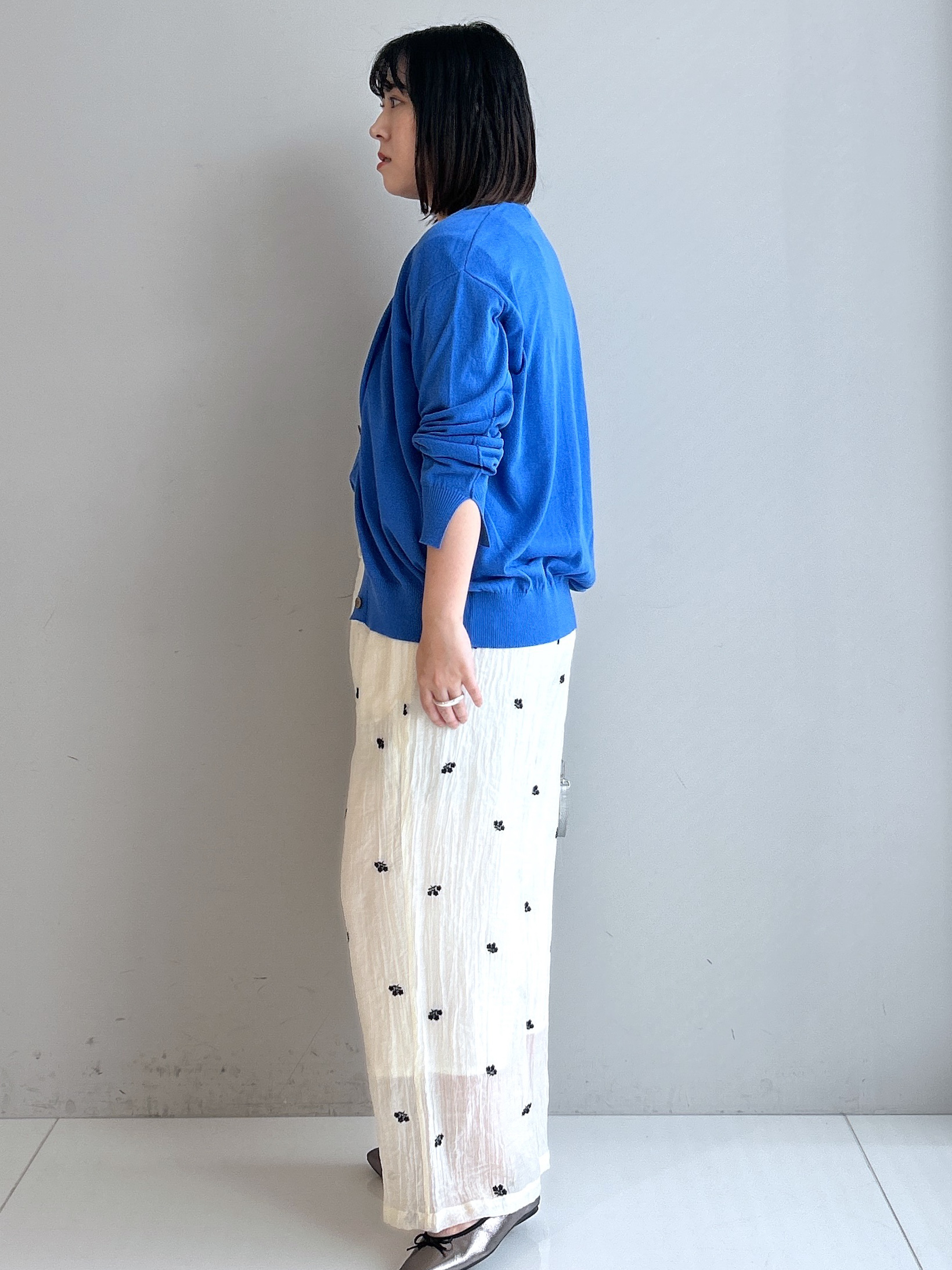 Hirokaさんの「Dessin｜【9色展開/接触冷感/UVカット】ドライタッチサマーニットT」を使ったコーディネート