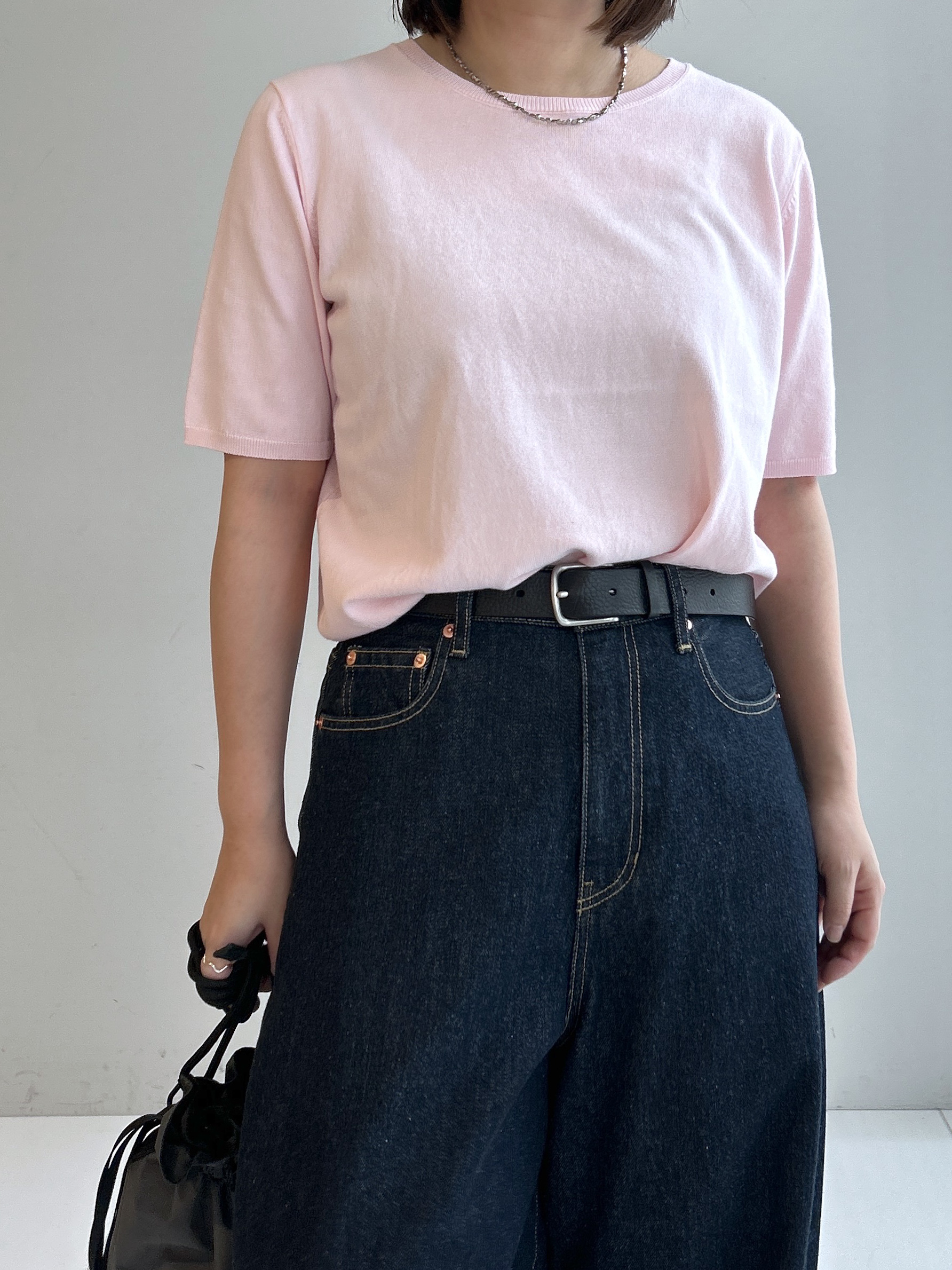Hirokaさんの「Dessin｜【9色展開/接触冷感/UVカット】ドライタッチサマーニットT」を使ったコーディネート