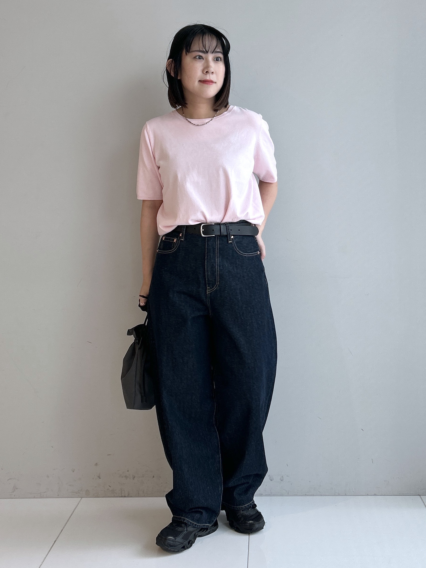 Hirokaさんの「Dessin｜【9色展開/接触冷感/UVカット】ドライタッチサマーニットT」を使ったコーディネート