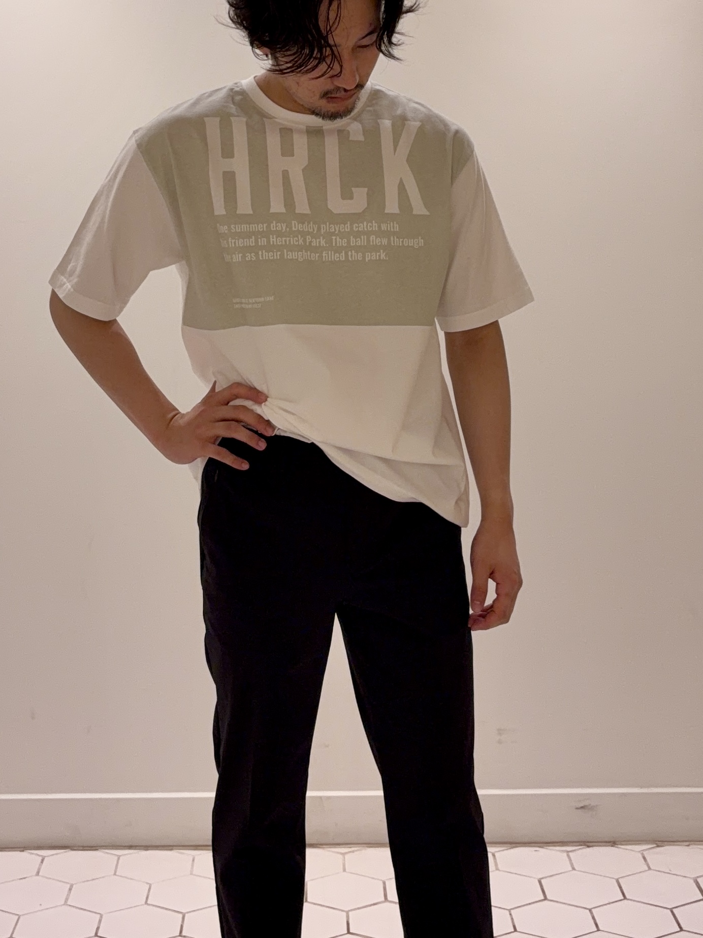 takeruさんの「Dessin｜【洗える】オーガニックコットングラフィックTシャツ」を使ったコーディネート